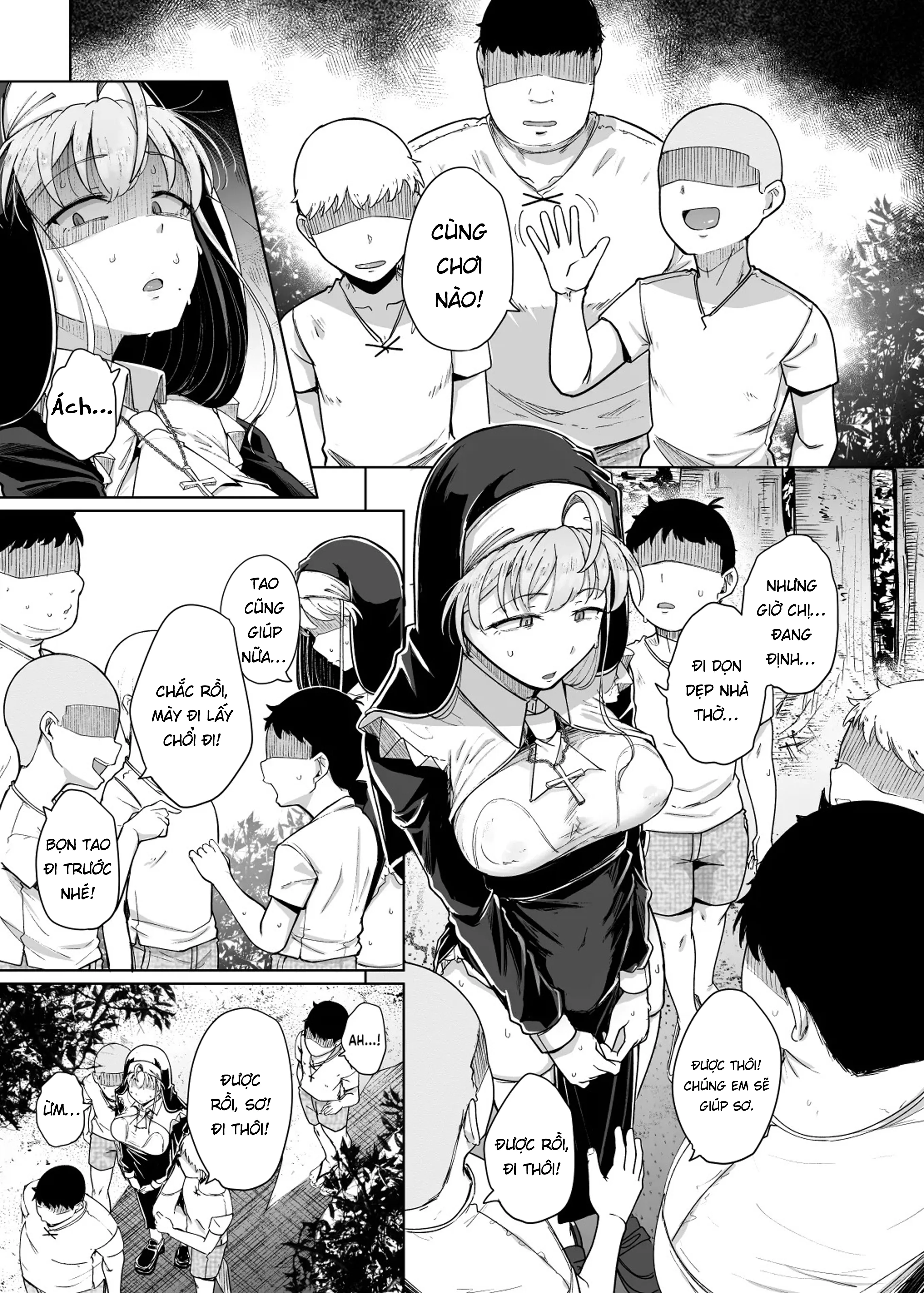 HentaiVN.net - Ảnh 26 - Lỗ xưng tội [The Confession Hole, Zangeshitsu no Ana, 懺悔室の穴] - Chap 7