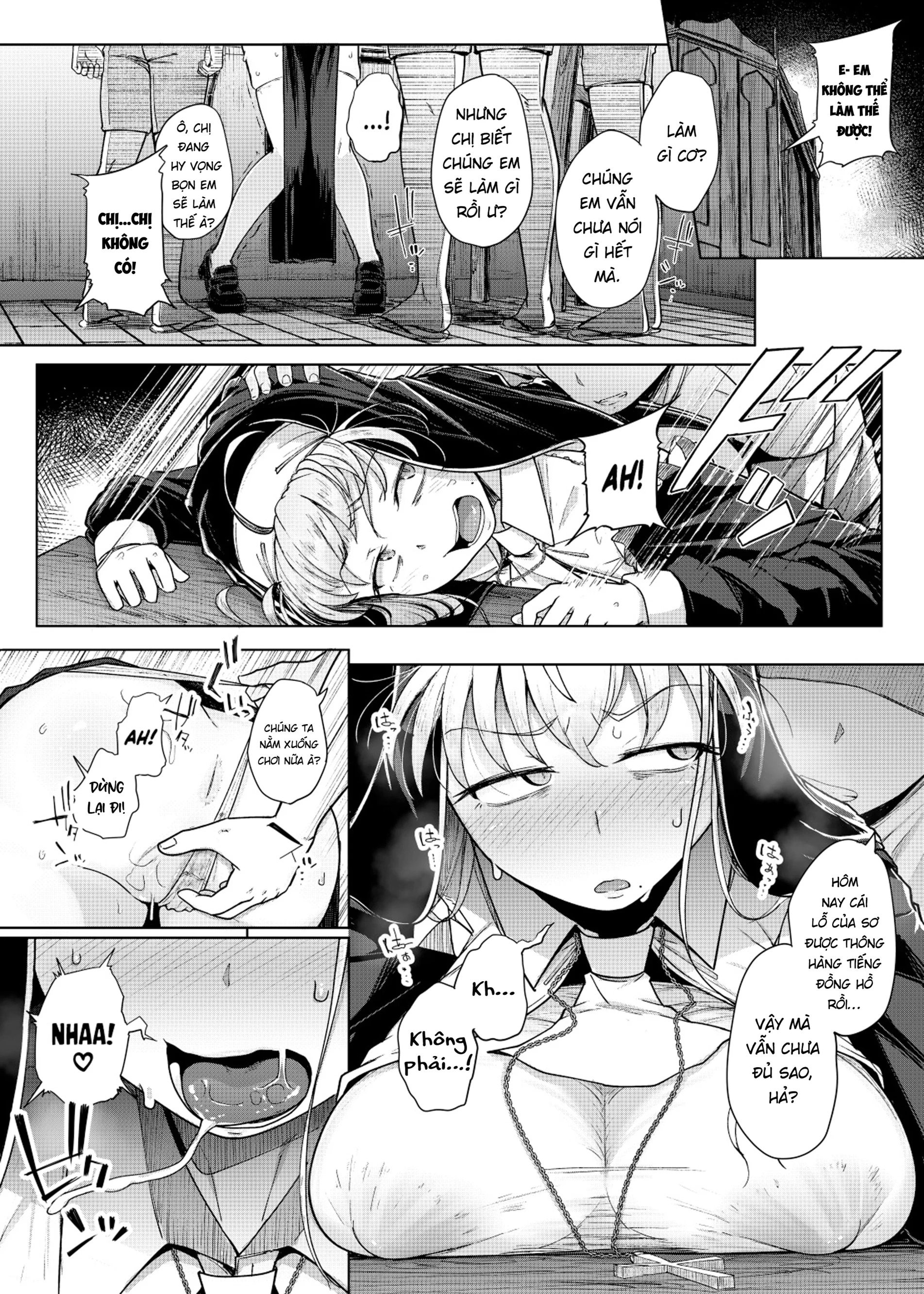 HentaiVN.net - Ảnh 27 - Lỗ xưng tội [The Confession Hole, Zangeshitsu no Ana, 懺悔室の穴] - Chap 7