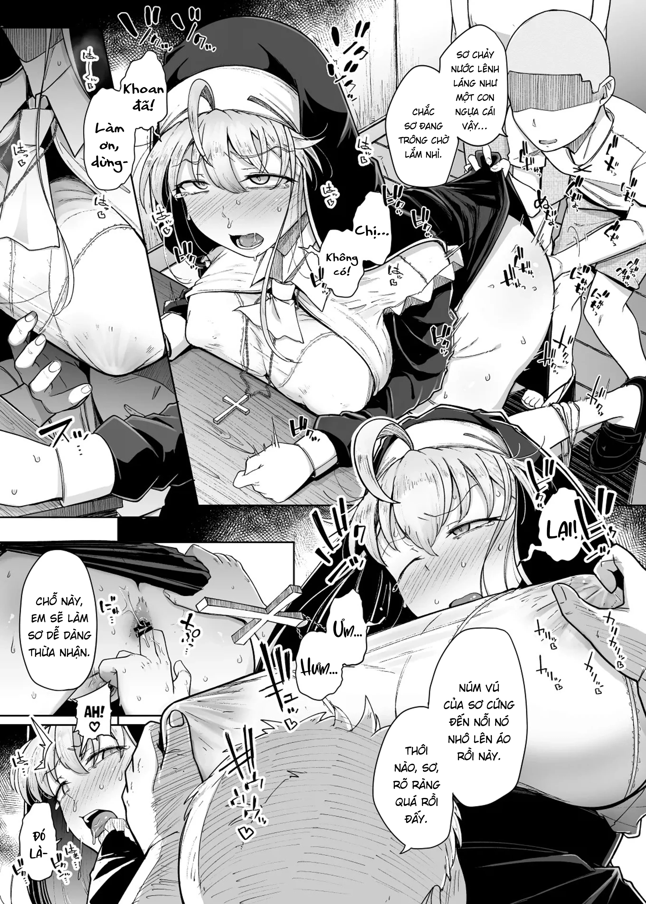 HentaiVN.net - Ảnh 28 - Lỗ xưng tội [The Confession Hole, Zangeshitsu no Ana, 懺悔室の穴] - Chap 7