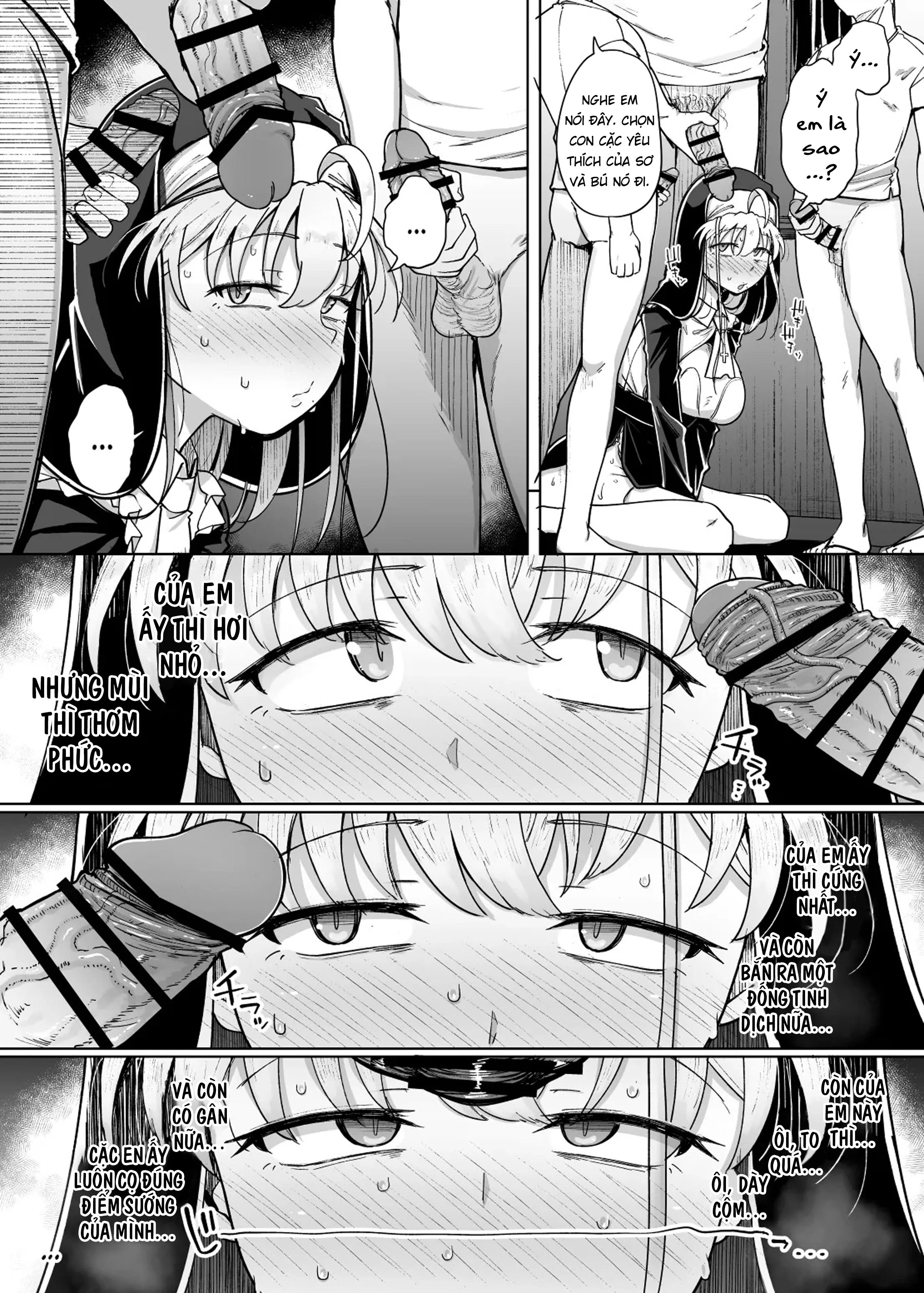 HentaiVN.net - Ảnh 31 - Lỗ xưng tội [The Confession Hole, Zangeshitsu no Ana, 懺悔室の穴] - Chap 7