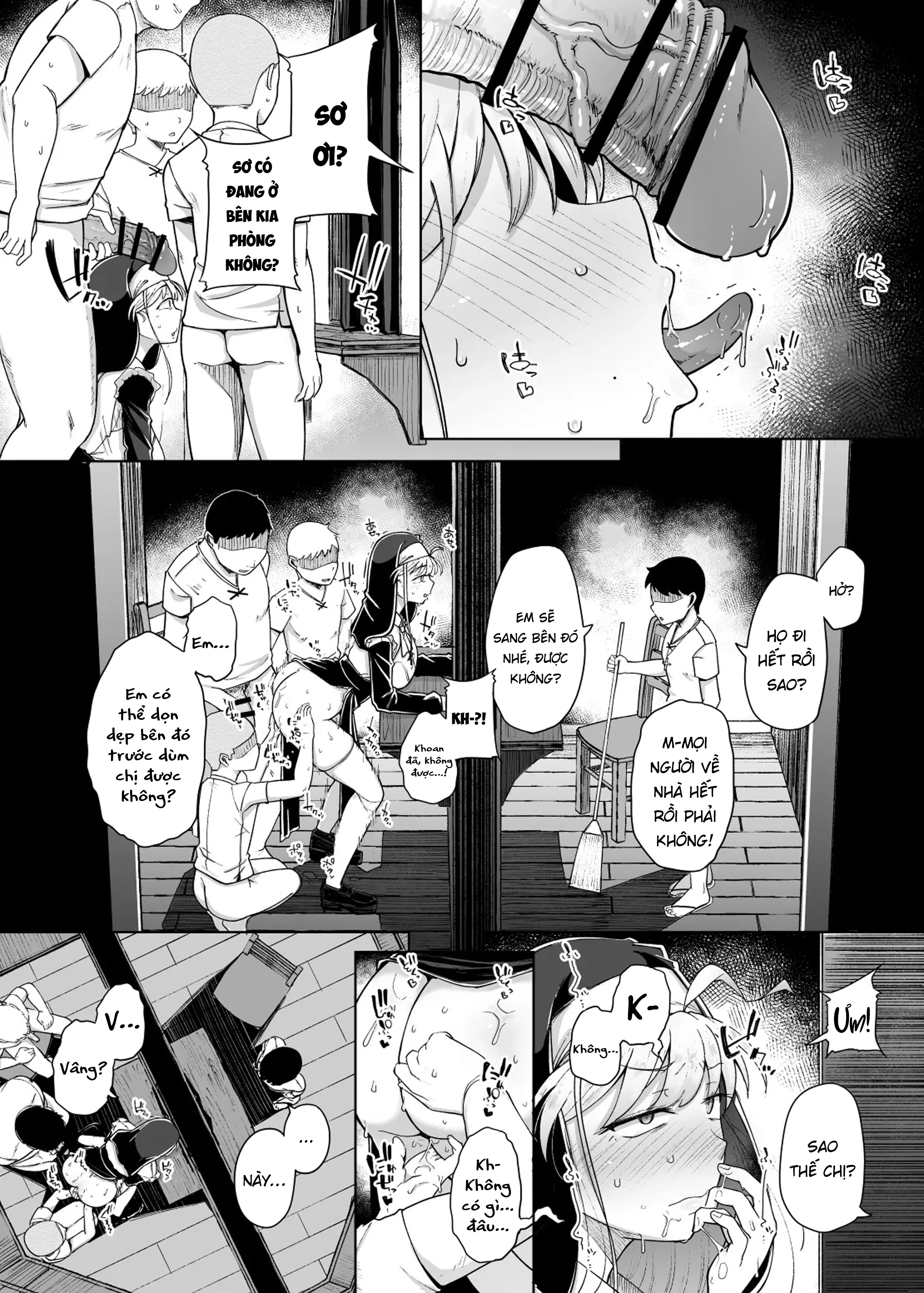 HentaiVN.net - Ảnh 33 - Lỗ xưng tội [The Confession Hole, Zangeshitsu no Ana, 懺悔室の穴] - Chap 7