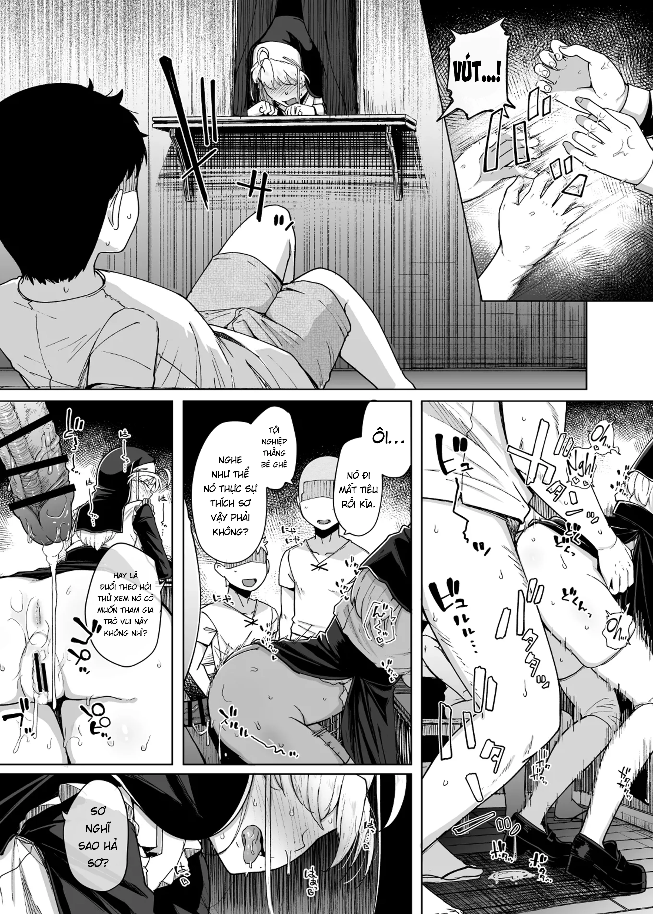 HentaiVN.net - Ảnh 39 - Lỗ xưng tội [The Confession Hole, Zangeshitsu no Ana, 懺悔室の穴] - Chap 7