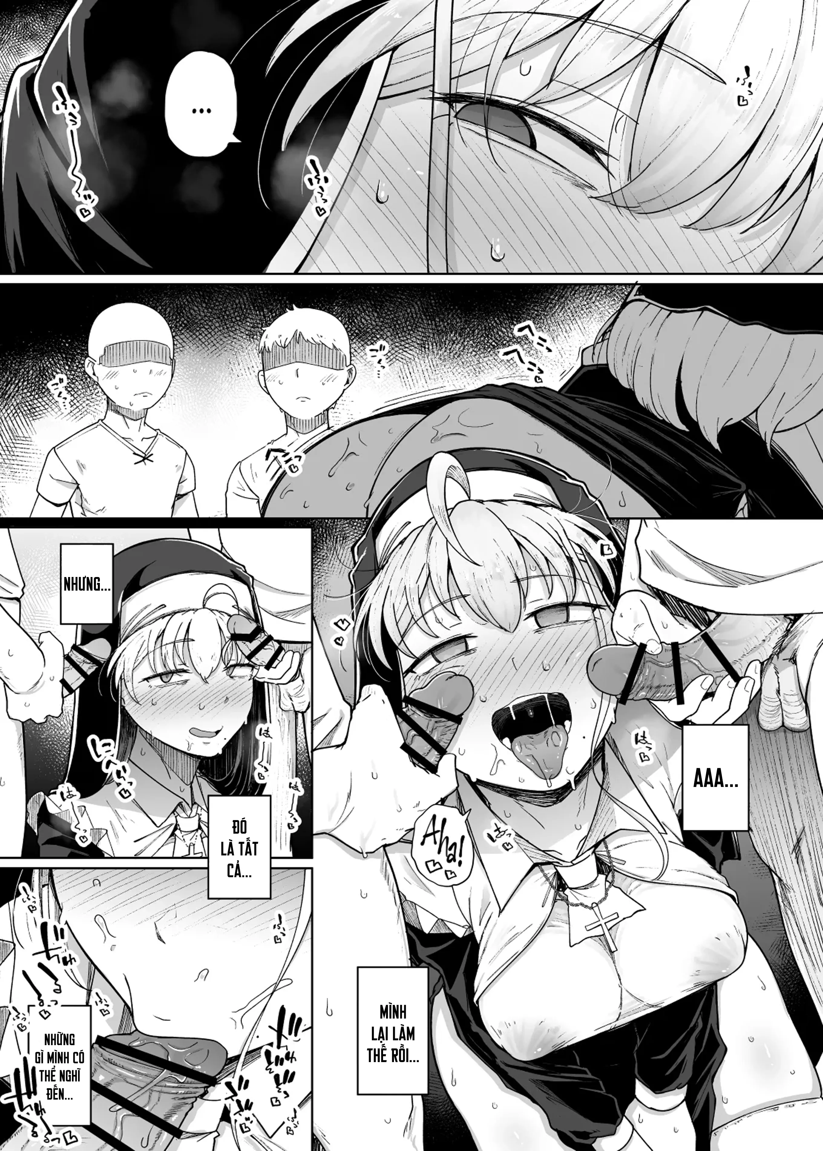 HentaiVN.net - Ảnh 40 - Lỗ xưng tội [The Confession Hole, Zangeshitsu no Ana, 懺悔室の穴] - Chap 7
