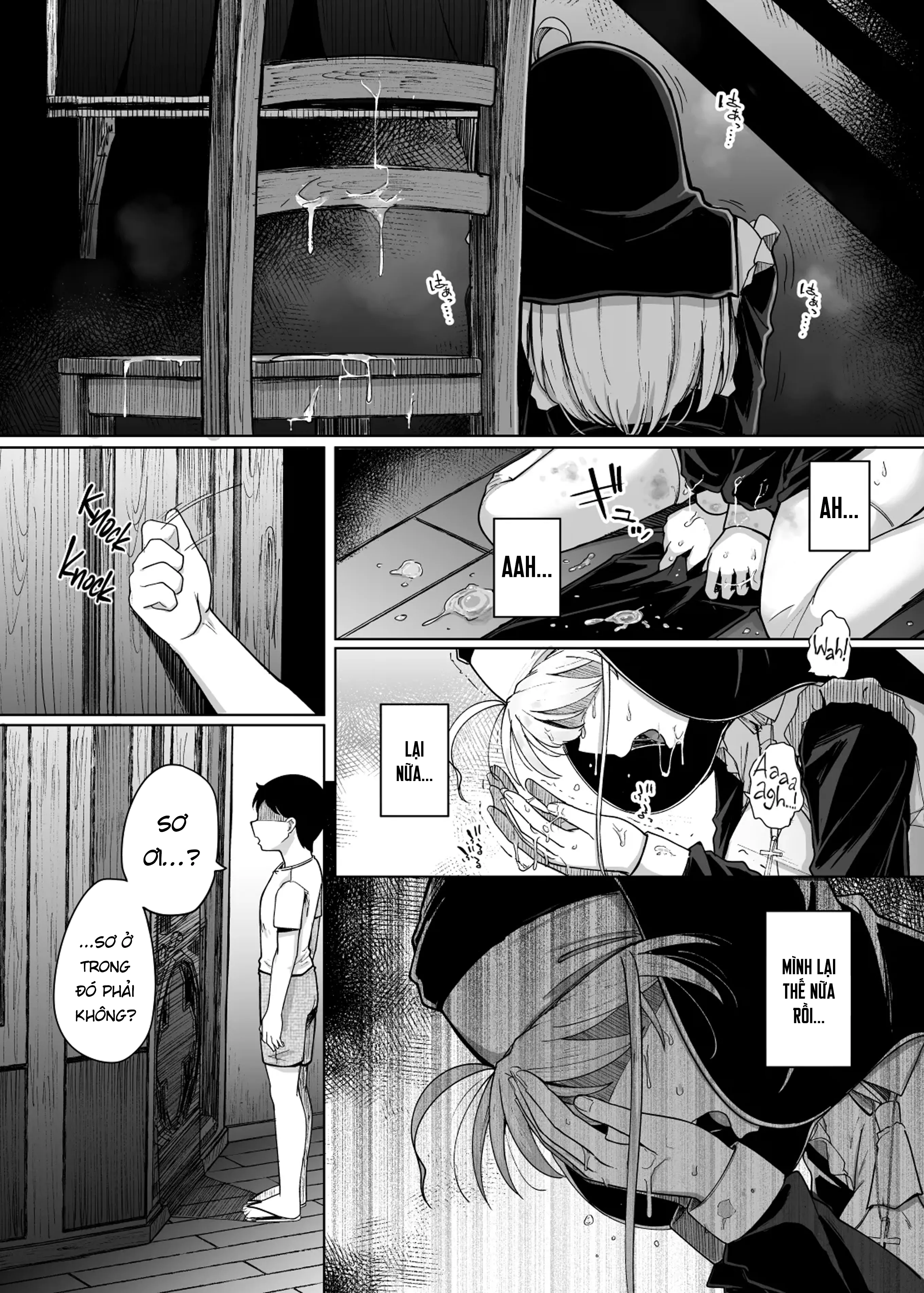 HentaiVN.net - Ảnh 41 - Lỗ xưng tội [The Confession Hole, Zangeshitsu no Ana, 懺悔室の穴] - Chap 7