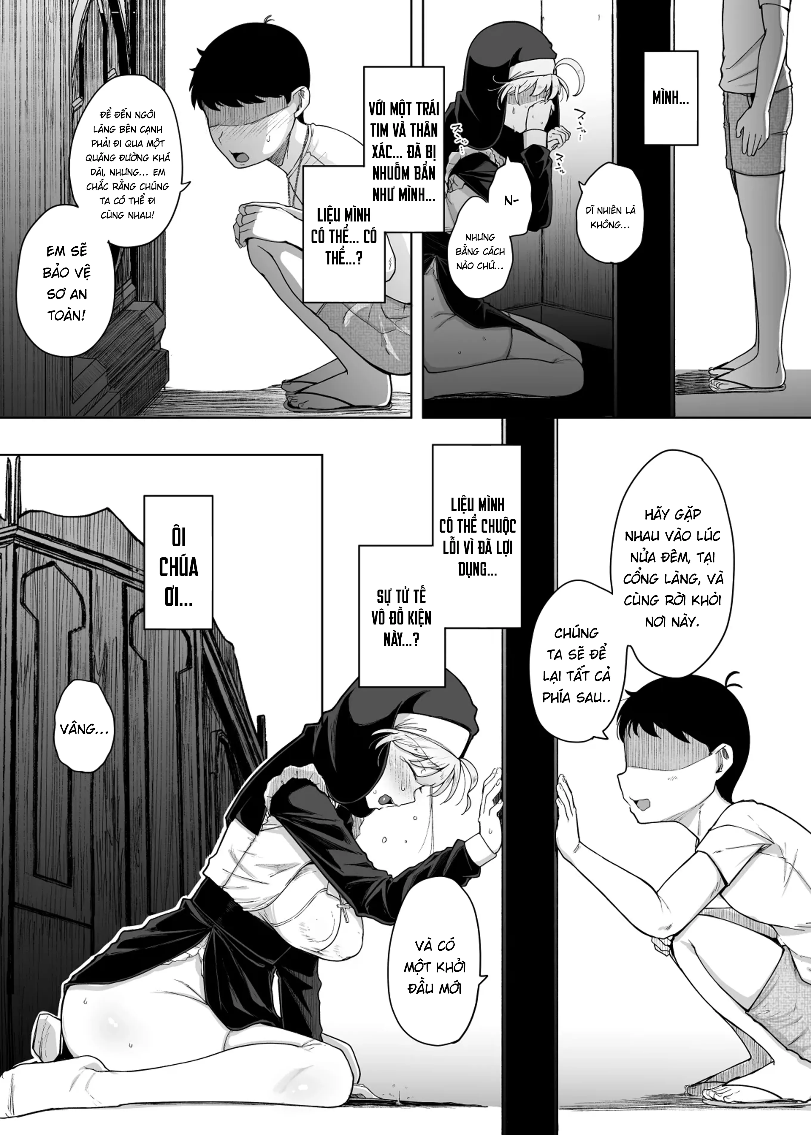 HentaiVN.net - Ảnh 44 - Lỗ xưng tội [The Confession Hole, Zangeshitsu no Ana, 懺悔室の穴] - Chap 7