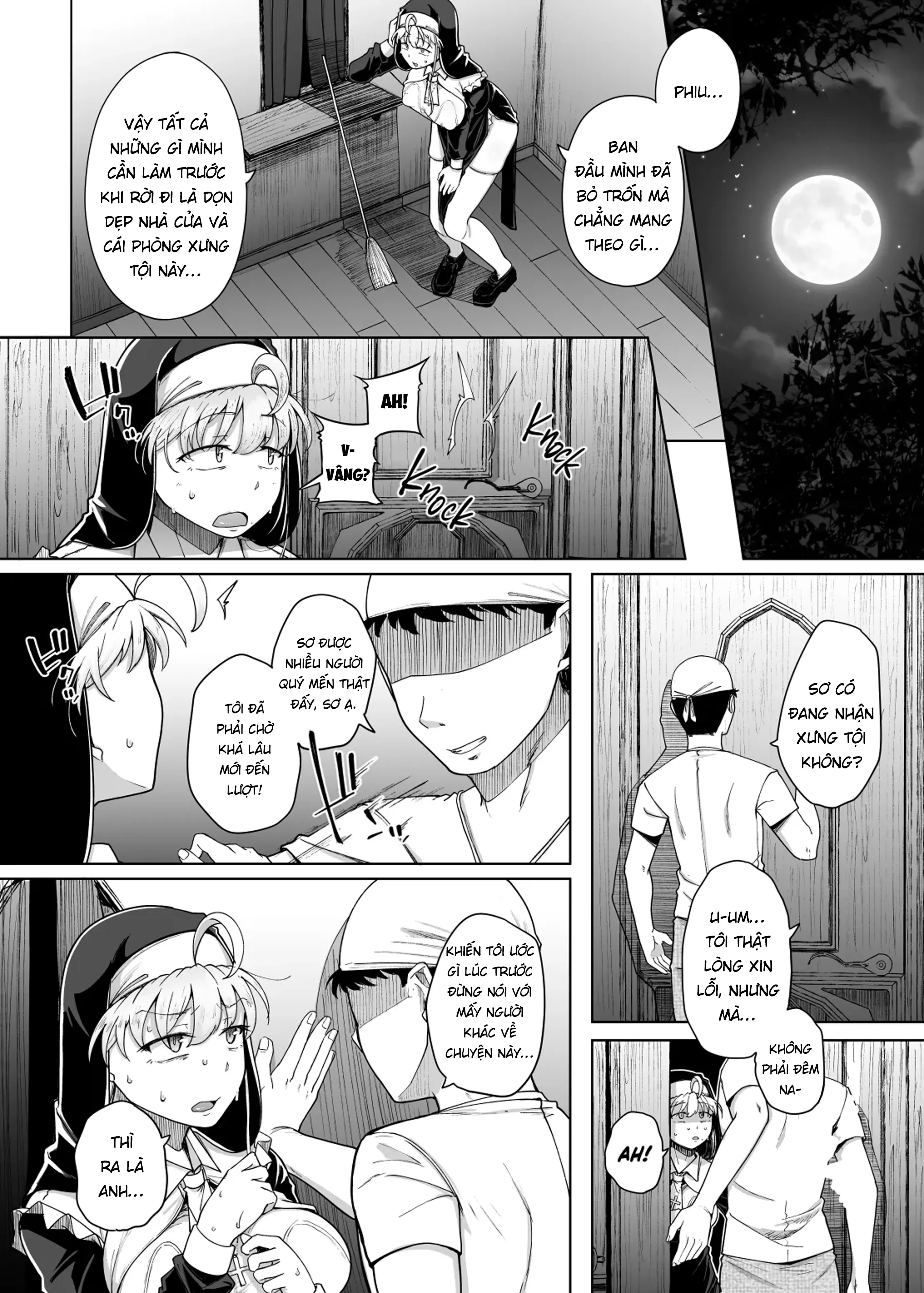 HentaiVN.net - Ảnh 45 - Lỗ xưng tội [The Confession Hole, Zangeshitsu no Ana, 懺悔室の穴] - Chap 7