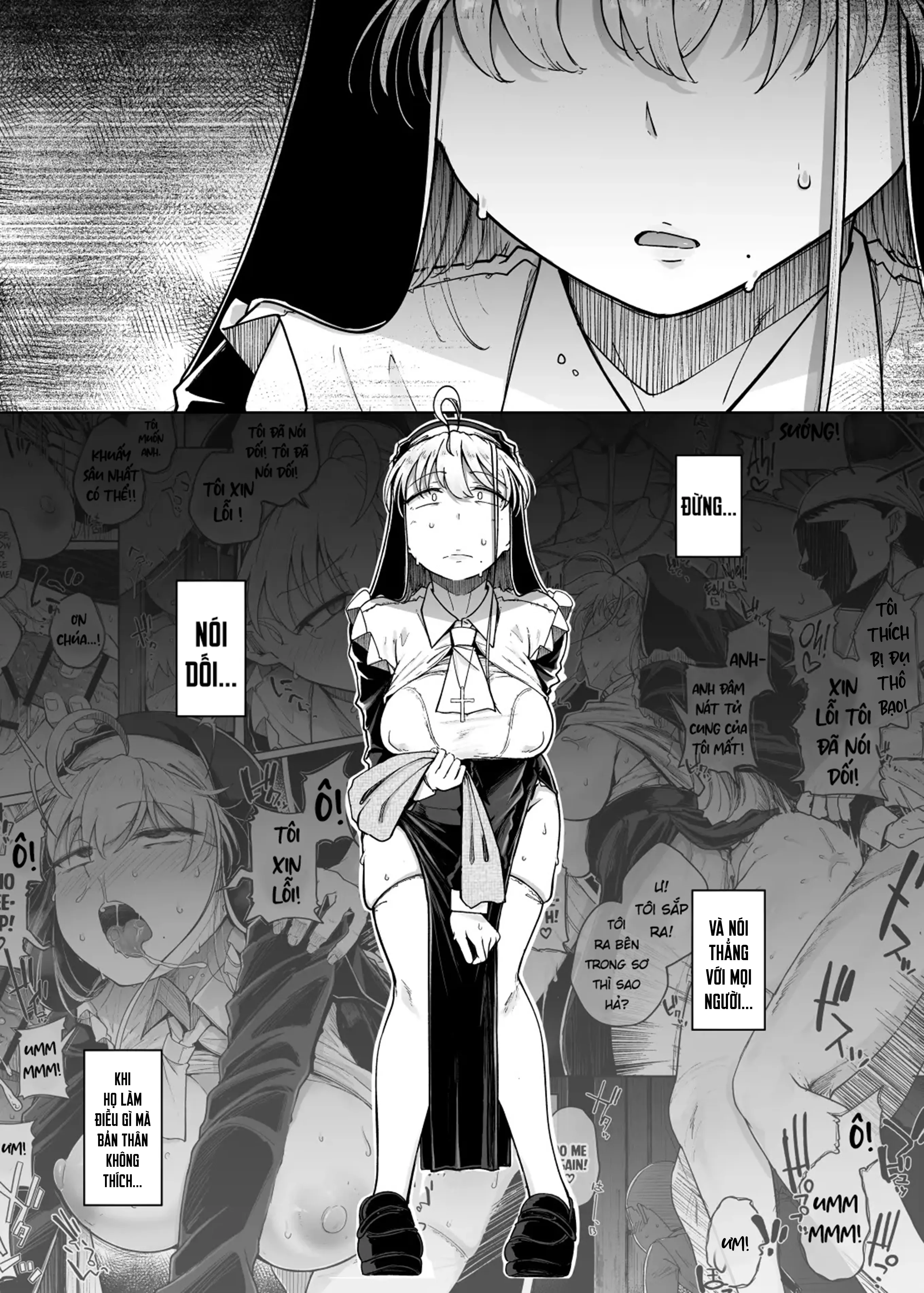 HentaiVN.net - Ảnh 7 - Lỗ xưng tội [The Confession Hole, Zangeshitsu no Ana, 懺悔室の穴] - Chap 7