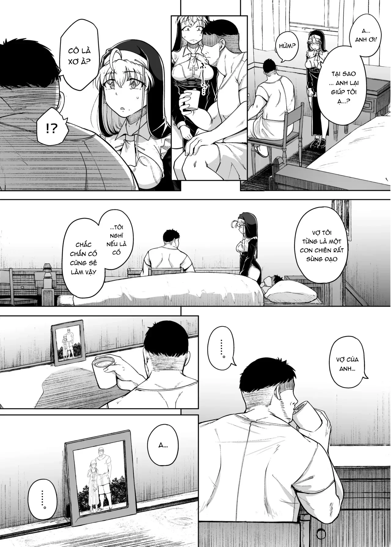 HentaiVN.net - Ảnh 10 - Lỗ xưng tội [The Confession Hole, Zangeshitsu no Ana, 懺悔室の穴] - Chap 8