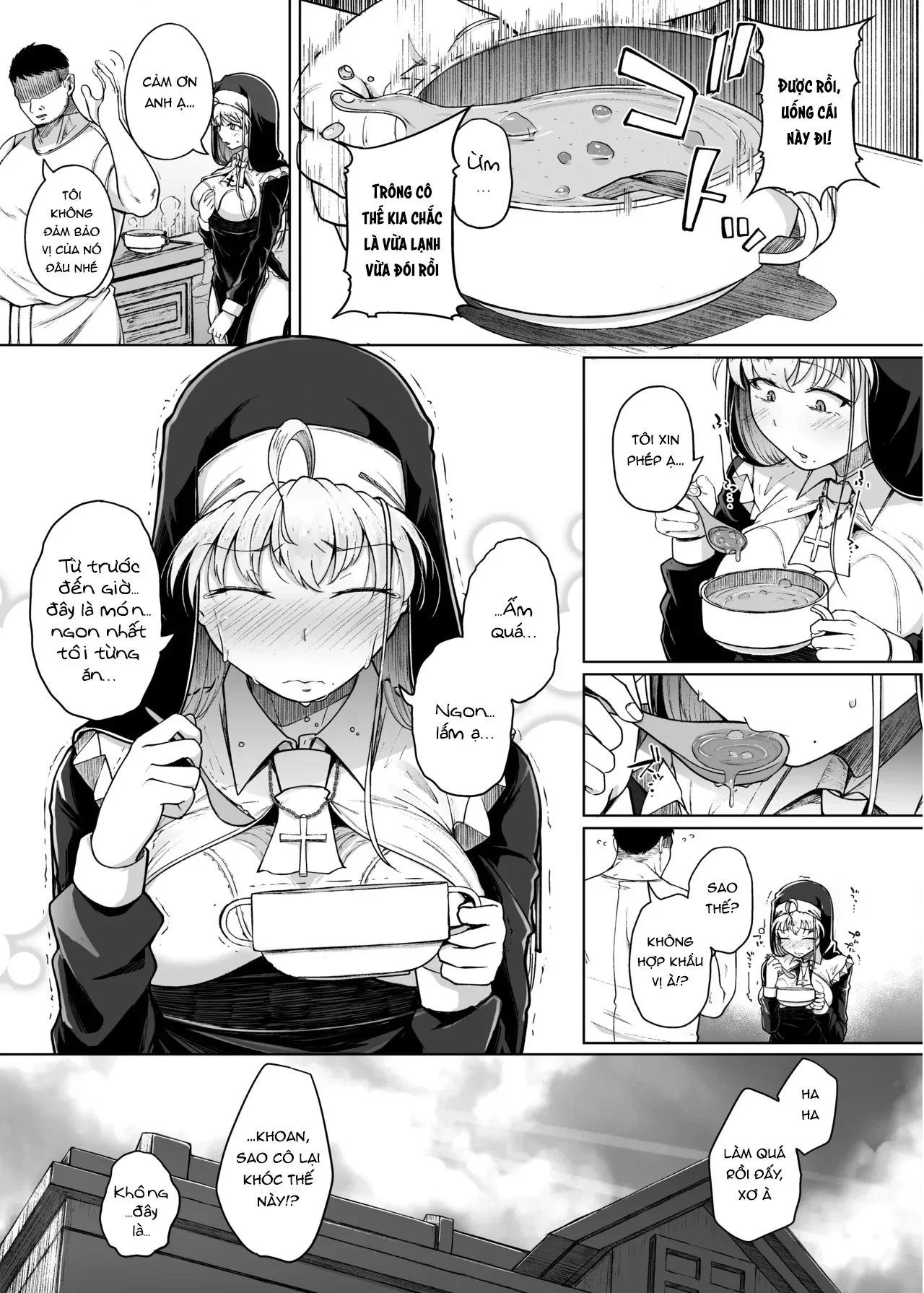 HentaiVN.net - Ảnh 13 - Lỗ xưng tội [The Confession Hole, Zangeshitsu no Ana, 懺悔室の穴] - Chap 8