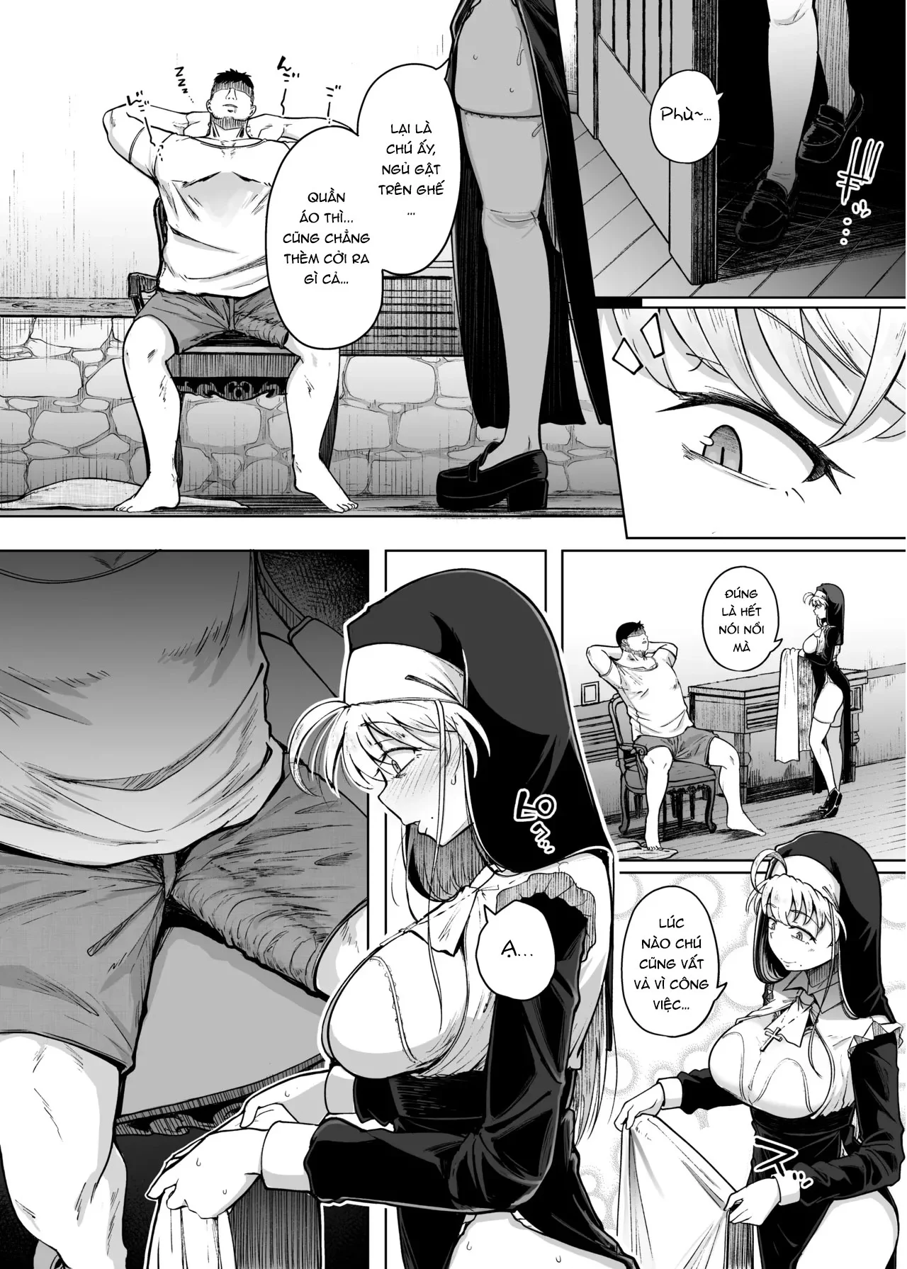 HentaiVN.net - Ảnh 22 - Lỗ xưng tội [The Confession Hole, Zangeshitsu no Ana, 懺悔室の穴] - Chap 8