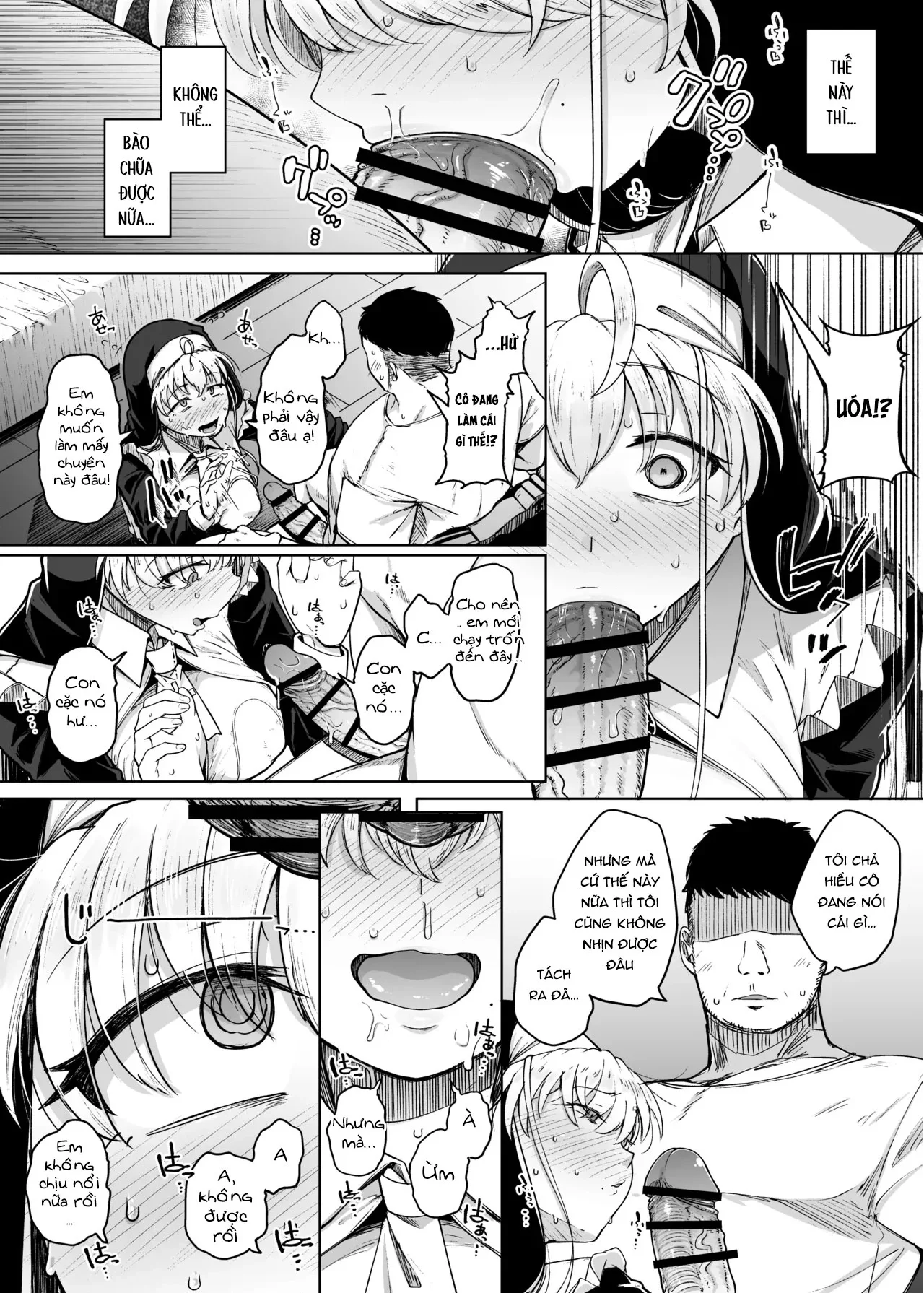 HentaiVN.net - Ảnh 26 - Lỗ xưng tội [The Confession Hole, Zangeshitsu no Ana, 懺悔室の穴] - Chap 8