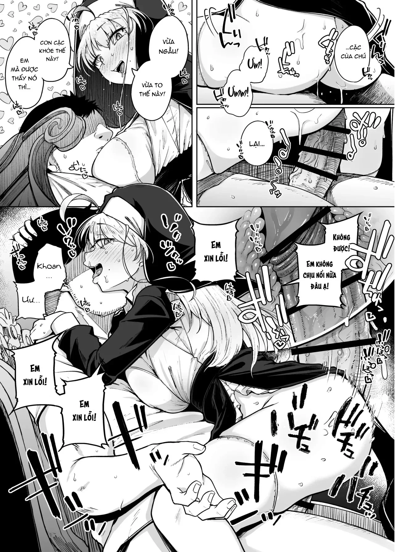 HentaiVN.net - Ảnh 33 - Lỗ xưng tội [The Confession Hole, Zangeshitsu no Ana, 懺悔室の穴] - Chap 8