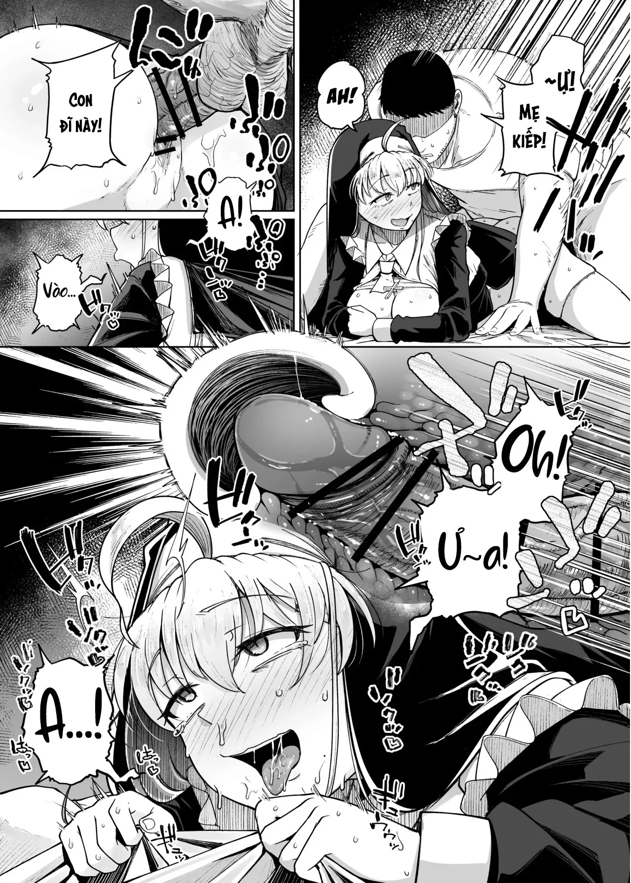 HentaiVN.net - Ảnh 38 - Lỗ xưng tội [The Confession Hole, Zangeshitsu no Ana, 懺悔室の穴] - Chap 8