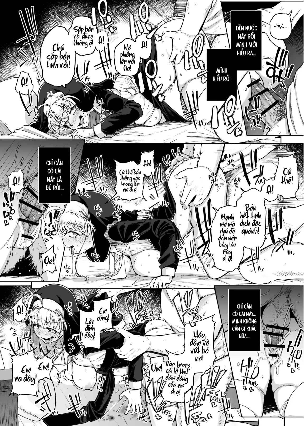 HentaiVN.net - Ảnh 42 - Lỗ xưng tội [The Confession Hole, Zangeshitsu no Ana, 懺悔室の穴] - Chap 8
