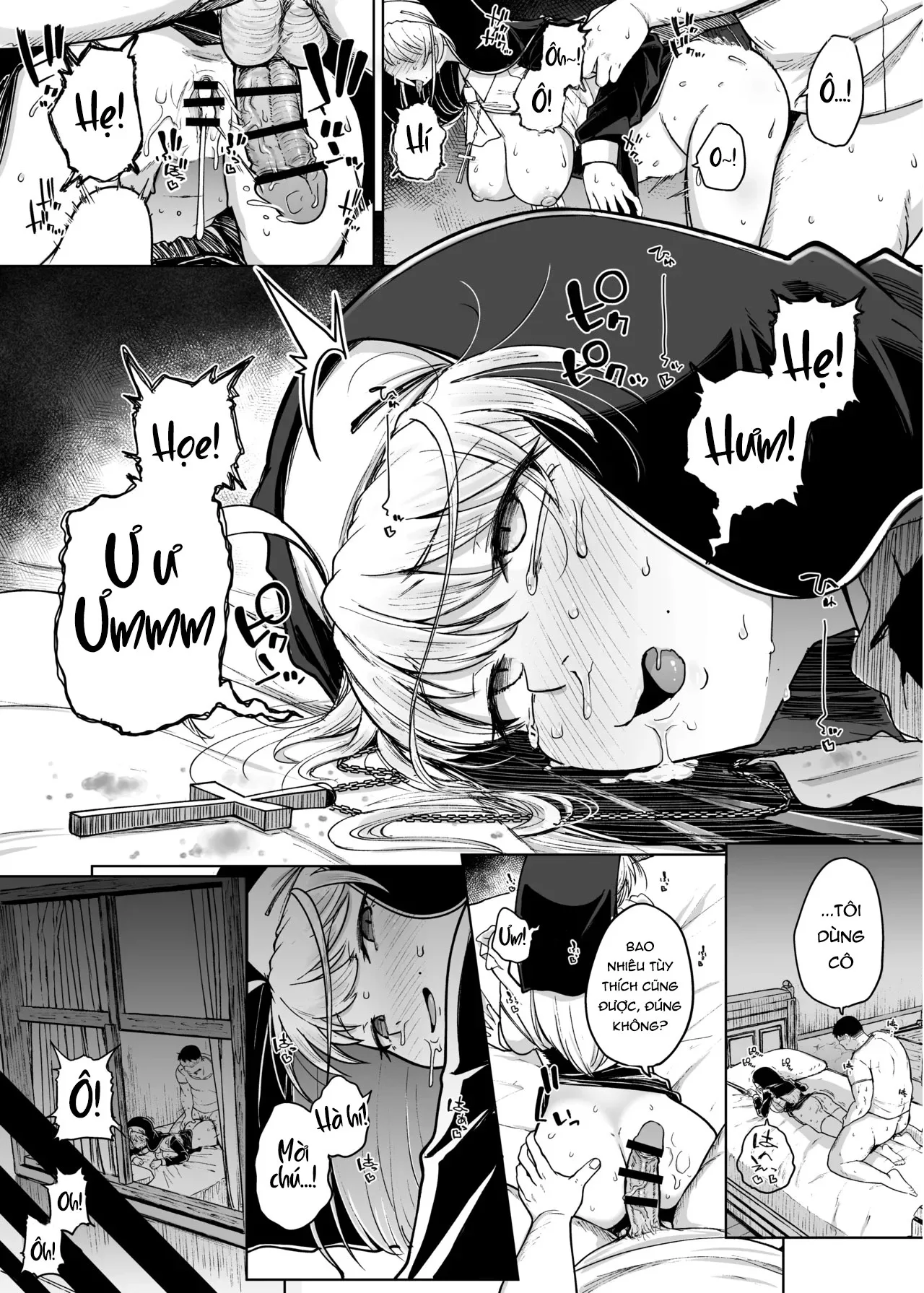 HentaiVN.net - Ảnh 44 - Lỗ xưng tội [The Confession Hole, Zangeshitsu no Ana, 懺悔室の穴] - Chap 8