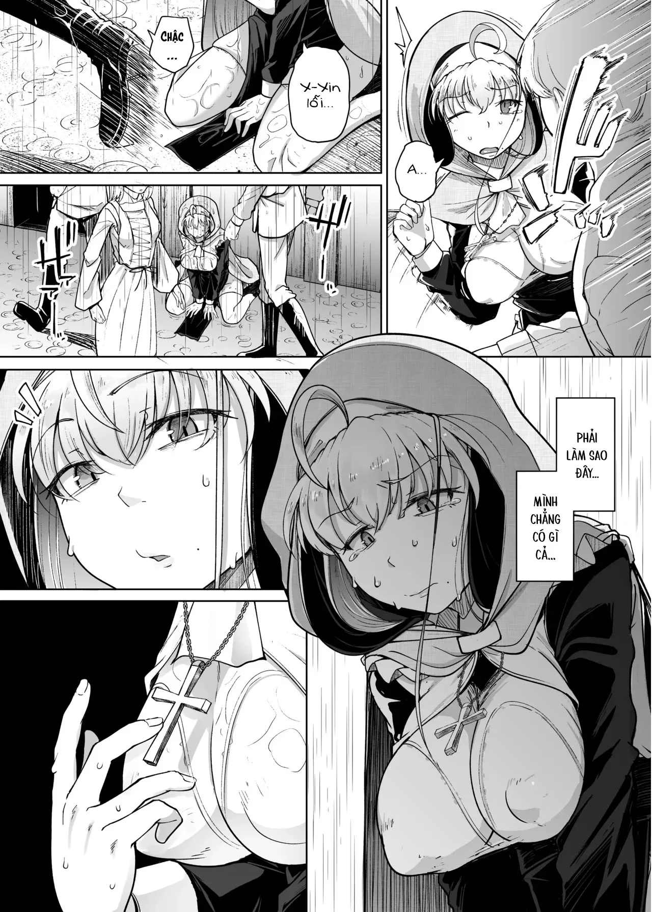 HentaiVN.net - Ảnh 6 - Lỗ xưng tội [The Confession Hole, Zangeshitsu no Ana, 懺悔室の穴] - Chap 8
