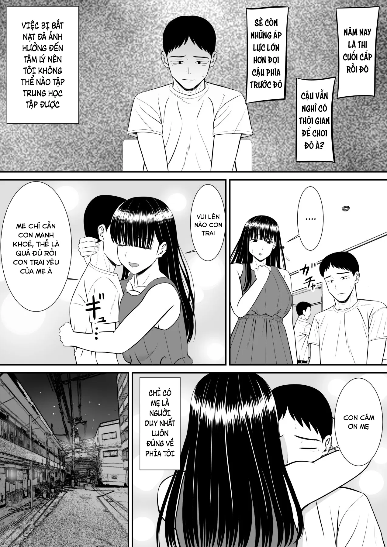 HentaiVN.net - Ảnh 10 - Địt mẹ thằng bắt nạt nó địt mẹ tôi!? [Ijimekko ni Haha wo Netorareta Hanashi ga Kikitai?] - Chap 1
