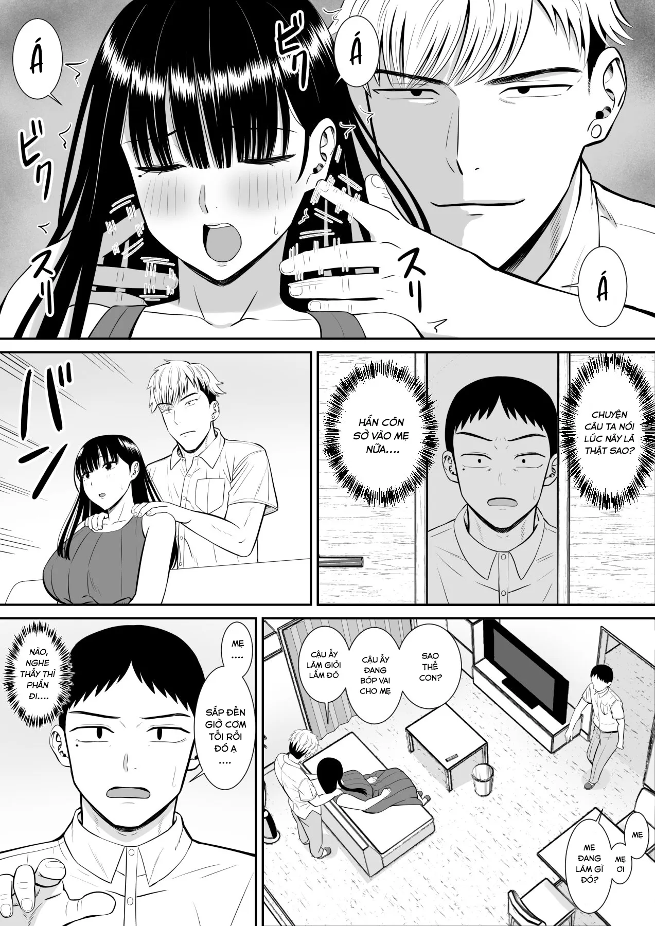HentaiVN.net - Ảnh 18 - Địt mẹ thằng bắt nạt nó địt mẹ tôi!? [Ijimekko ni Haha wo Netorareta Hanashi ga Kikitai?] - Chap 1