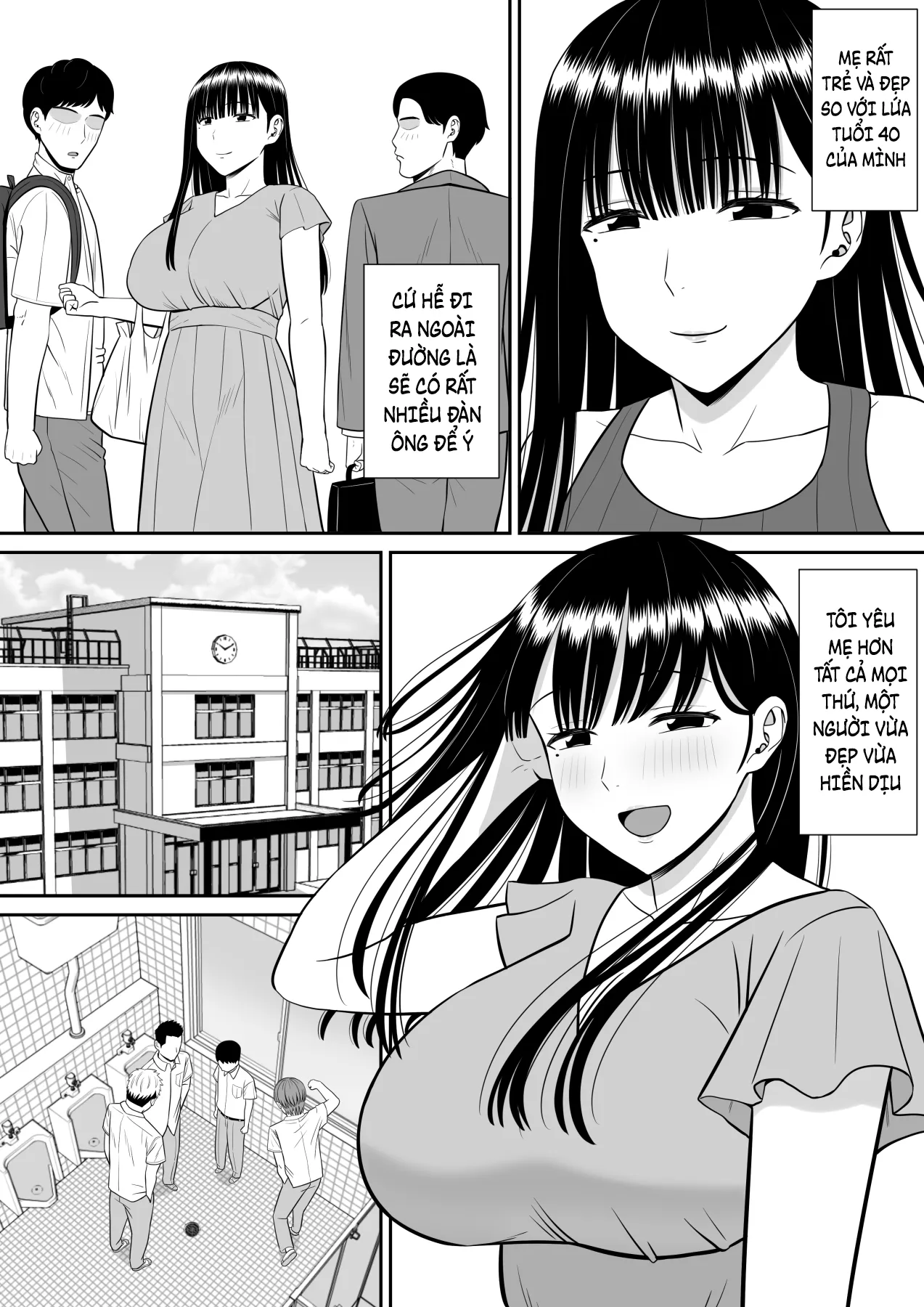 HentaiVN.net - Ảnh 6 - Địt mẹ thằng bắt nạt nó địt mẹ tôi!? [Ijimekko ni Haha wo Netorareta Hanashi ga Kikitai?] - Chap 1