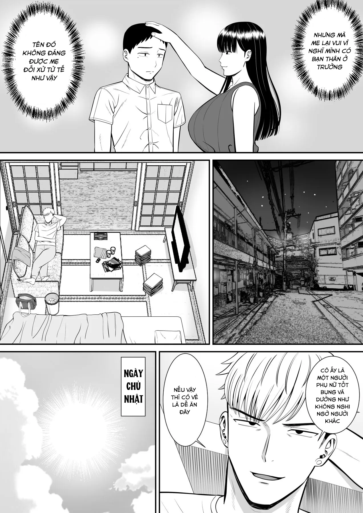 HentaiVN.net - Ảnh 3 - Địt mẹ thằng bắt nạt nó địt mẹ tôi!? [Ijimekko ni Haha wo Netorareta Hanashi ga Kikitai?] - Chap 2