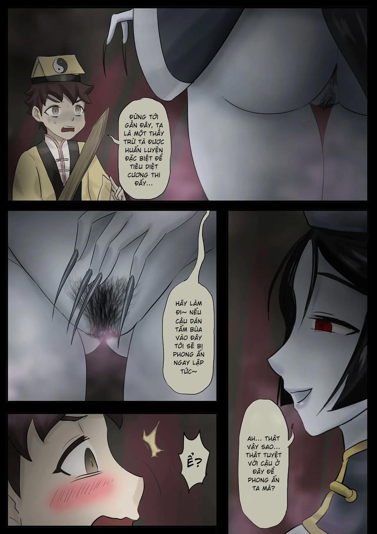 HentaiVN.net - Ảnh 9 - Jiangshi Musume - Chap 1