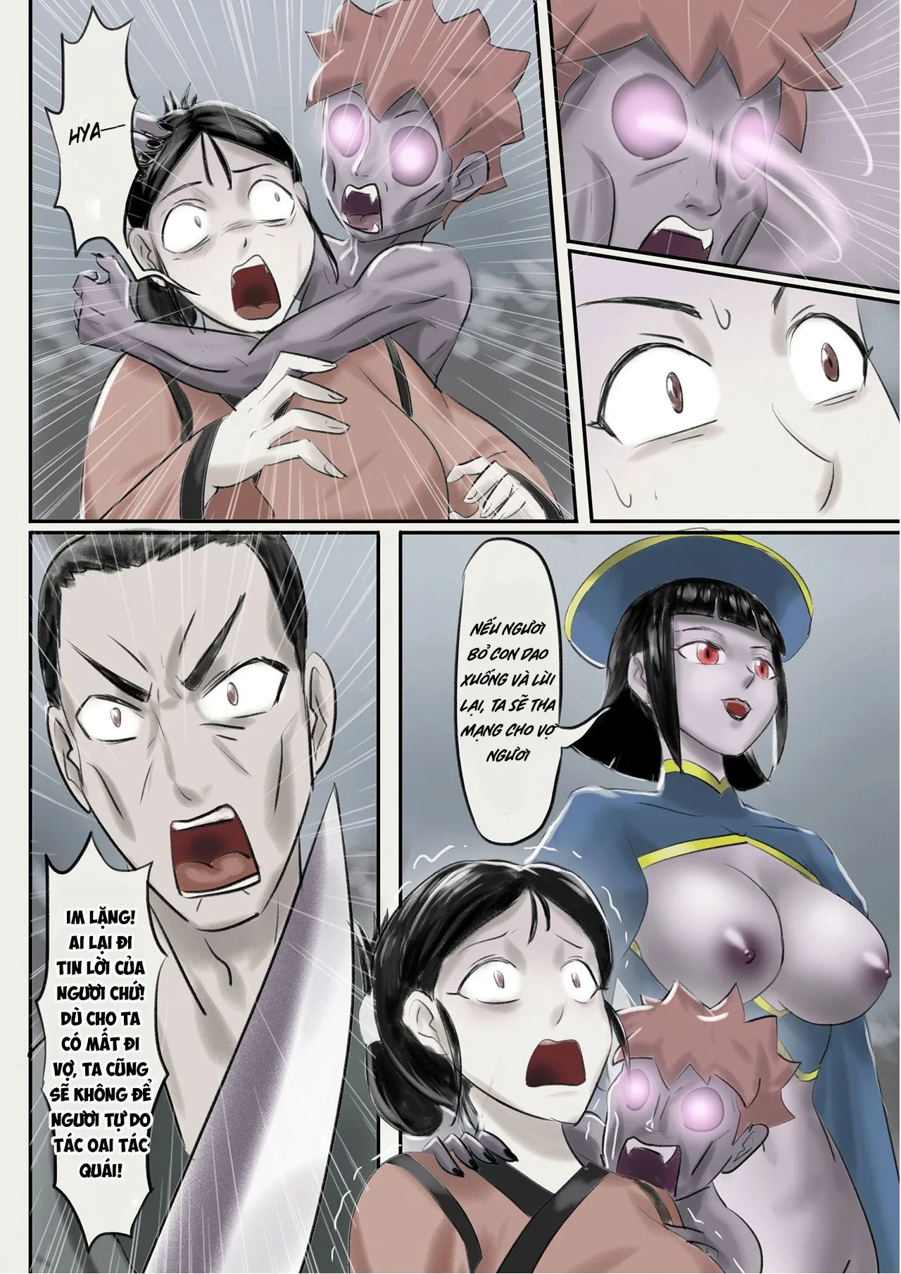 HentaiVN.net - Ảnh 10 - Jiangshi Musume - Chap 5