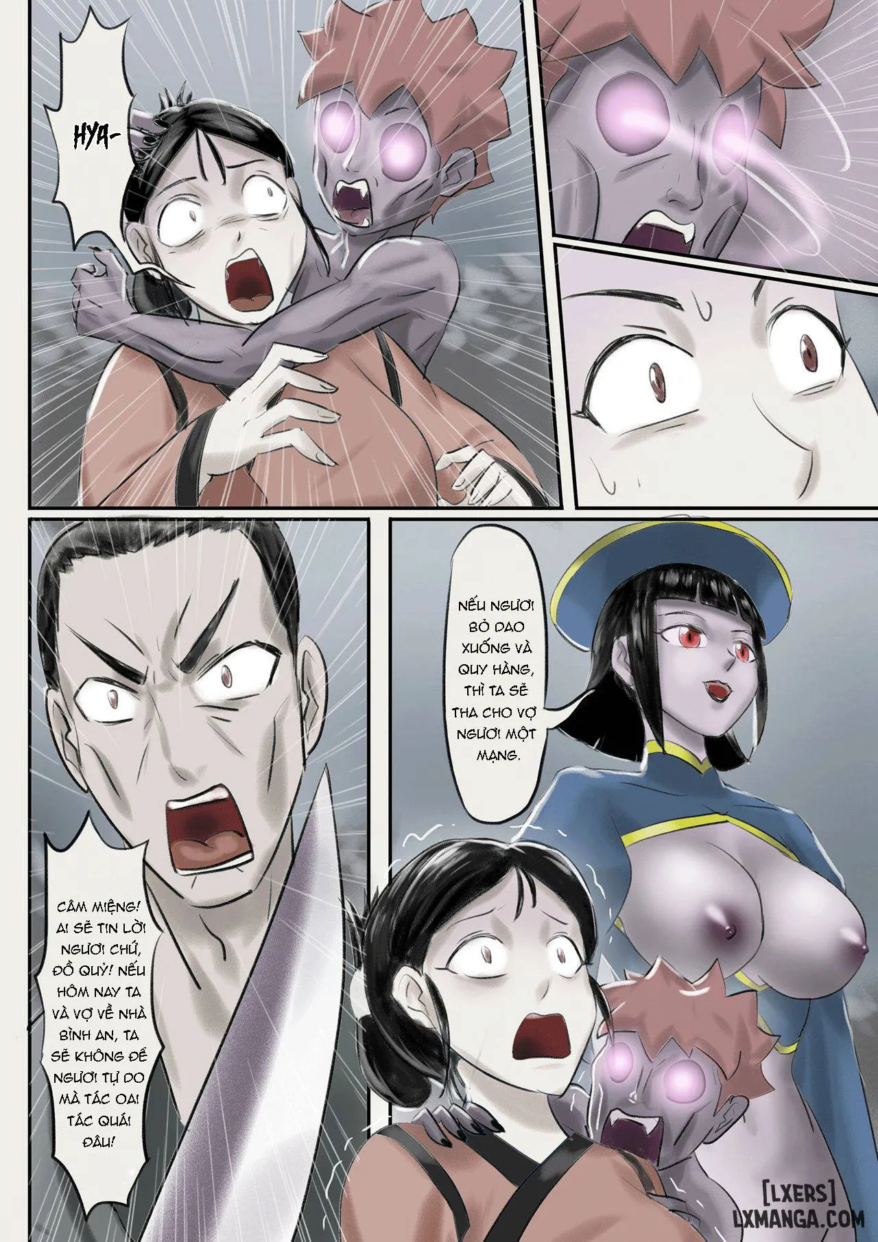 HentaiVN.net - Ảnh 9 - Jiangshi Musume - Chap 6