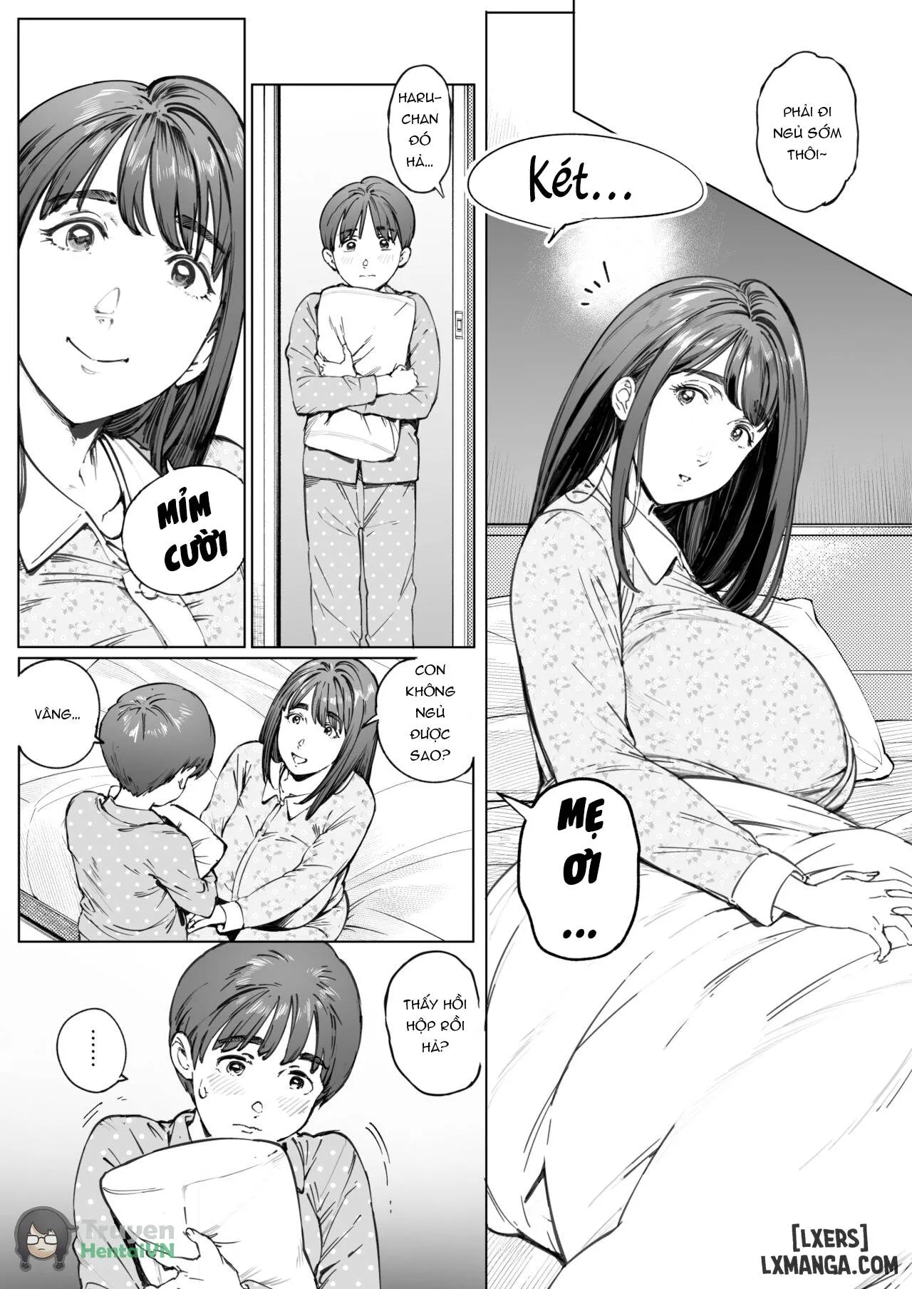 HentaiVN.net - Ảnh 8 - Nhật ký tình yêu của mẹ - Chap 1