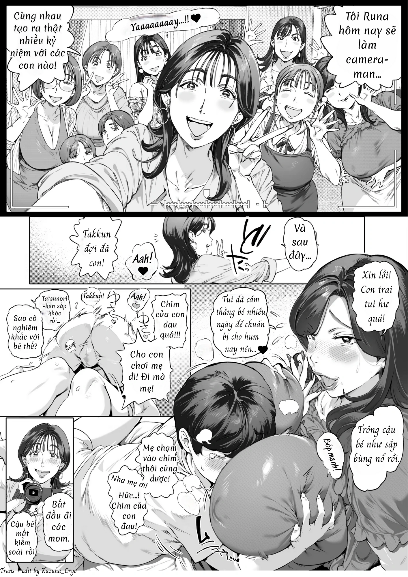 HentaiVN.net - Ảnh 14 - Nhật ký tình yêu của mẹ - Chap 2