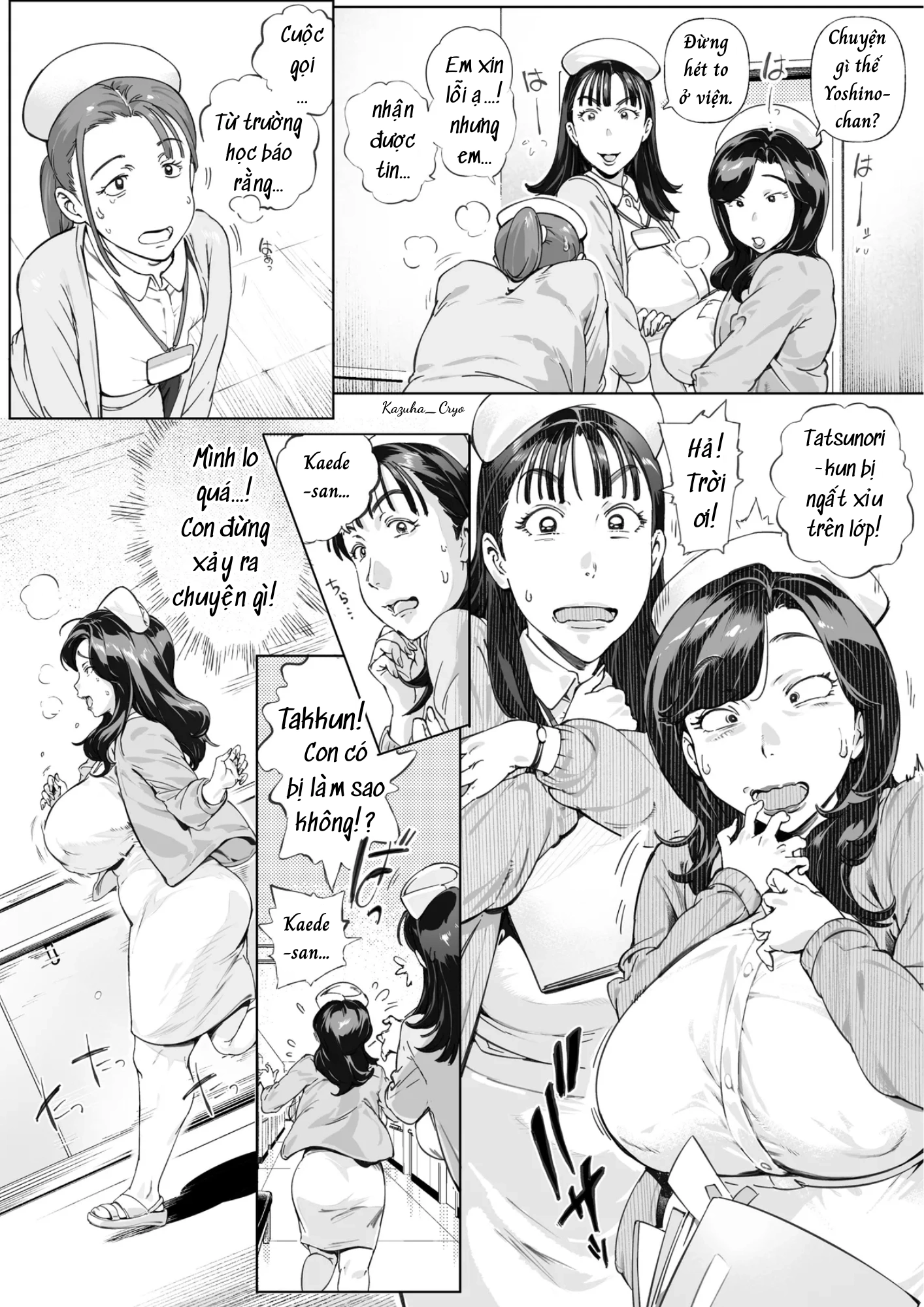 HentaiVN.net - Ảnh 6 - Nhật ký tình yêu của mẹ - Chap 3