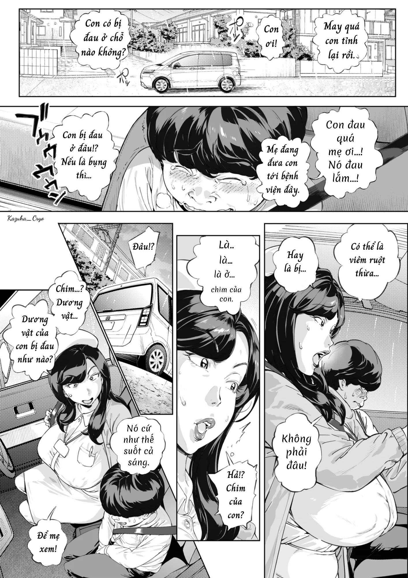 HentaiVN.net - Ảnh 7 - Nhật ký tình yêu của mẹ - Chap 3