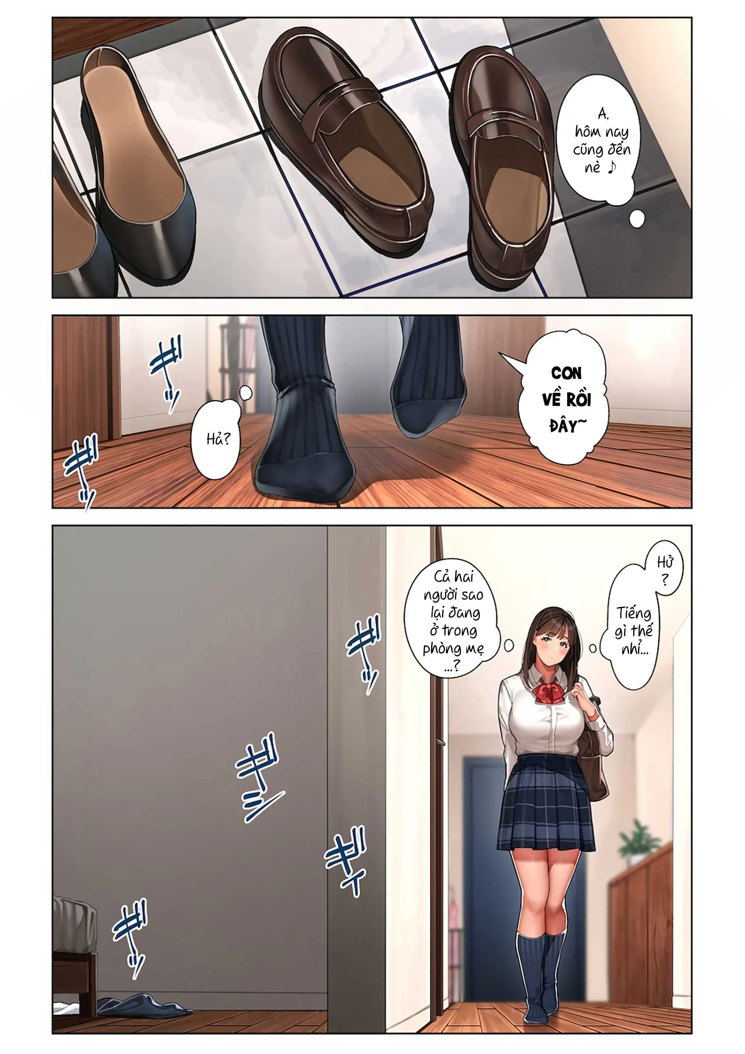 HentaiVN.net - Ảnh 4 - Làm tình với Kyoko, mẹ của cô bạn thuở nhỏ. - Chap 3