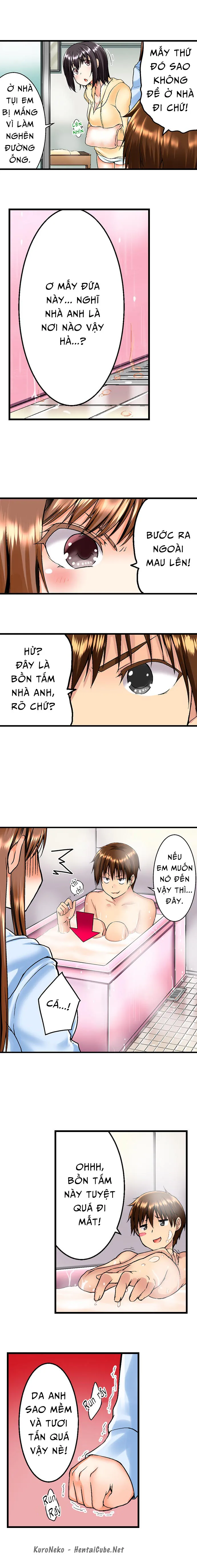 HentaiVN.net - Ảnh 5 - Anh trai trượt vào trong tôi khi tắm chung [Overflow | Jitsu Wa Ima Haittemasu.... Ofuro De Onii-Chan No Katai Are Ga...] - Chap 1