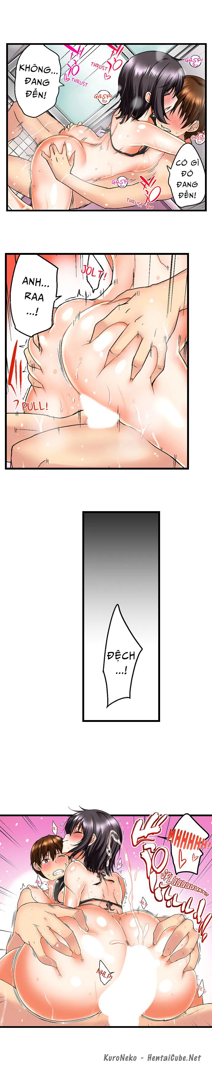 HentaiVN.net - Ảnh 9 - Anh trai trượt vào trong tôi khi tắm chung [Overflow | Jitsu Wa Ima Haittemasu.... Ofuro De Onii-Chan No Katai Are Ga...] - Chap 3