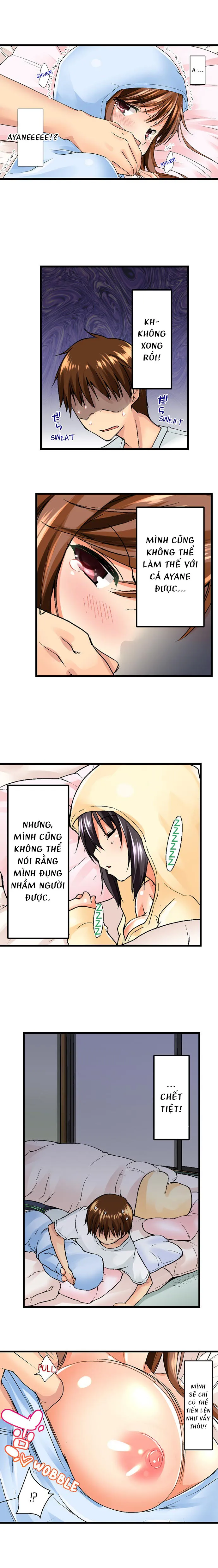 HentaiVN.net - Ảnh 8 - Anh trai trượt vào trong tôi khi tắm chung [Overflow | Jitsu Wa Ima Haittemasu.... Ofuro De Onii-Chan No Katai Are Ga...] - Chap 4