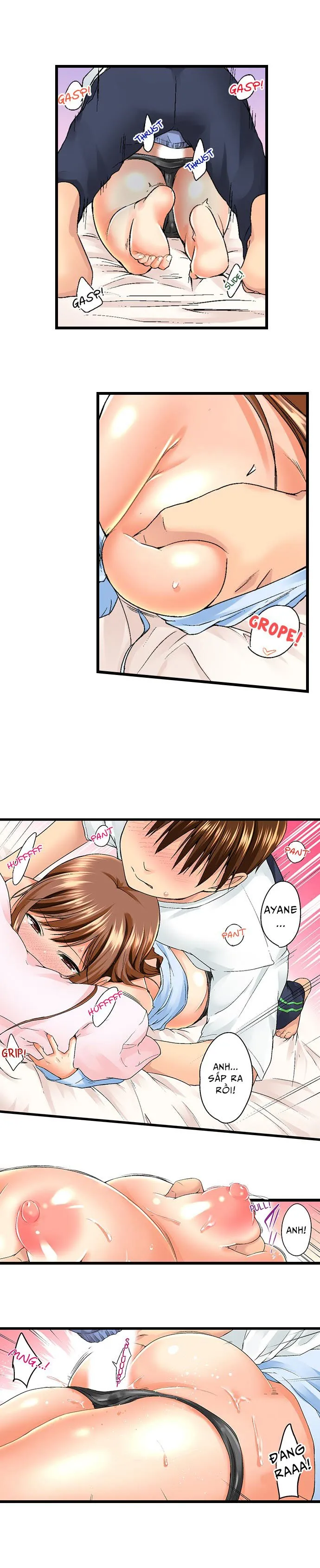 HentaiVN.net - Ảnh 9 - Anh trai trượt vào trong tôi khi tắm chung [Overflow | Jitsu Wa Ima Haittemasu.... Ofuro De Onii-Chan No Katai Are Ga...] - Chap 5