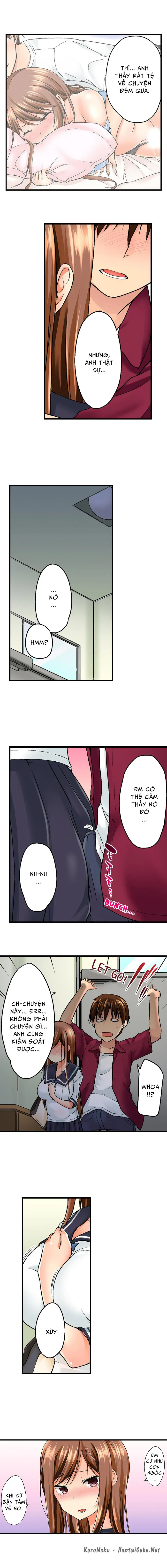 HentaiVN.net - Ảnh 4 - Anh trai trượt vào trong tôi khi tắm chung [Overflow | Jitsu Wa Ima Haittemasu.... Ofuro De Onii-Chan No Katai Are Ga...] - Chap 8