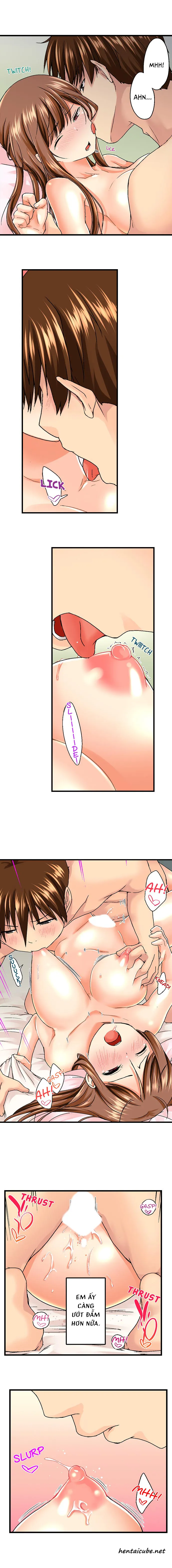 HentaiVN.net - Ảnh 7 - Anh trai trượt vào trong tôi khi tắm chung [Overflow | Jitsu Wa Ima Haittemasu.... Ofuro De Onii-Chan No Katai Are Ga...] - Chap 9