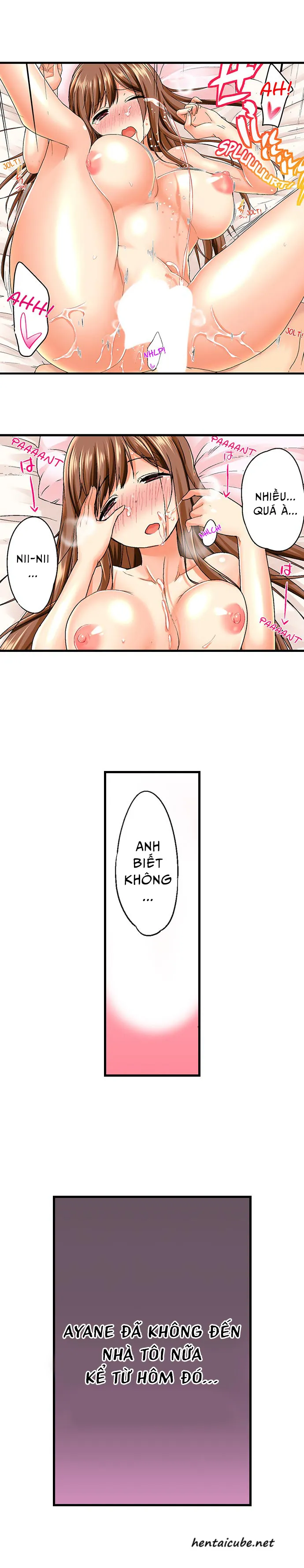 HentaiVN.net - Ảnh 9 - Anh trai trượt vào trong tôi khi tắm chung [Overflow | Jitsu Wa Ima Haittemasu.... Ofuro De Onii-Chan No Katai Are Ga...] - Chap 9