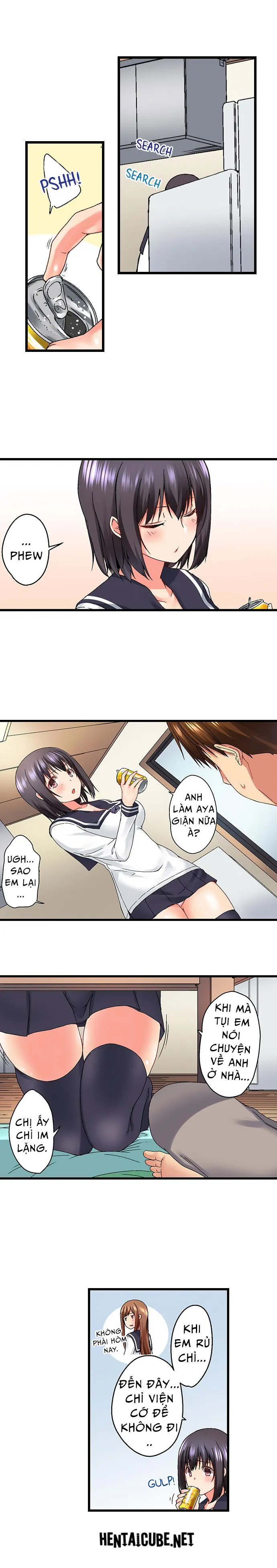 HentaiVN.net - Ảnh 6 - Anh trai trượt vào trong tôi khi tắm chung [Overflow | Jitsu Wa Ima Haittemasu.... Ofuro De Onii-Chan No Katai Are Ga...] - Chap 10