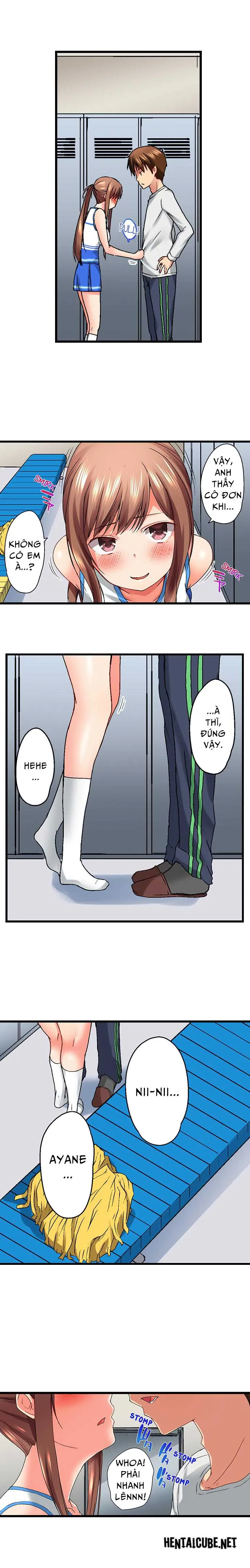 HentaiVN.net - Ảnh 9 - Anh trai trượt vào trong tôi khi tắm chung [Overflow | Jitsu Wa Ima Haittemasu.... Ofuro De Onii-Chan No Katai Are Ga...] - Chap 13