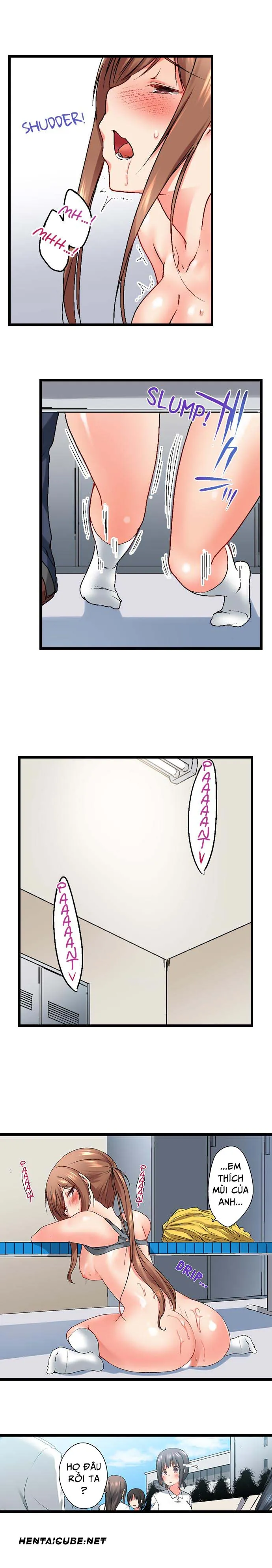 HentaiVN.net - Ảnh 9 - Anh trai trượt vào trong tôi khi tắm chung [Overflow | Jitsu Wa Ima Haittemasu.... Ofuro De Onii-Chan No Katai Are Ga...] - Chap 15