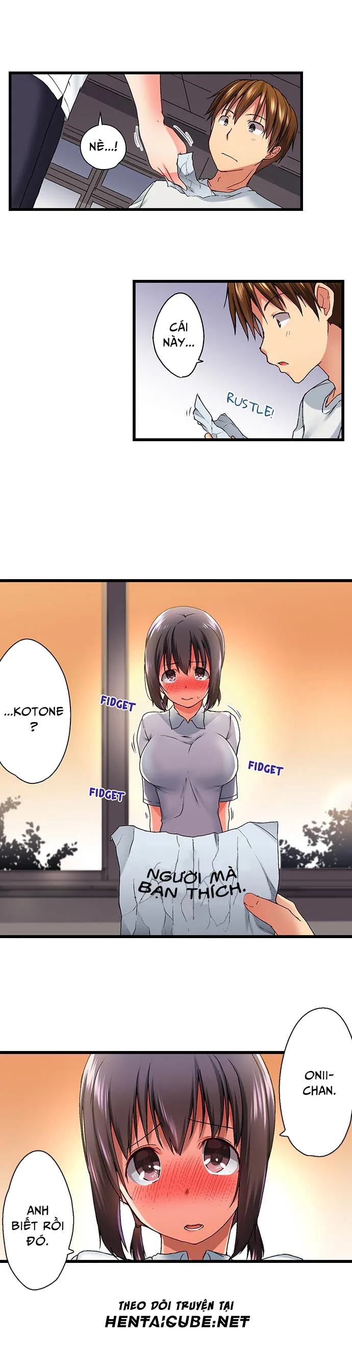 HentaiVN.net - Ảnh 9 - Anh trai trượt vào trong tôi khi tắm chung [Overflow | Jitsu Wa Ima Haittemasu.... Ofuro De Onii-Chan No Katai Are Ga...] - Chap 16