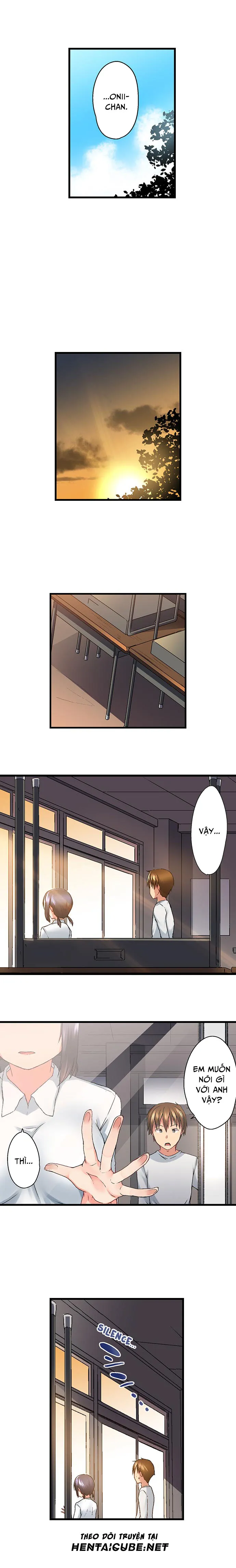 HentaiVN.net - Ảnh 7 - Anh trai trượt vào trong tôi khi tắm chung [Overflow | Jitsu Wa Ima Haittemasu.... Ofuro De Onii-Chan No Katai Are Ga...] - Chap 16