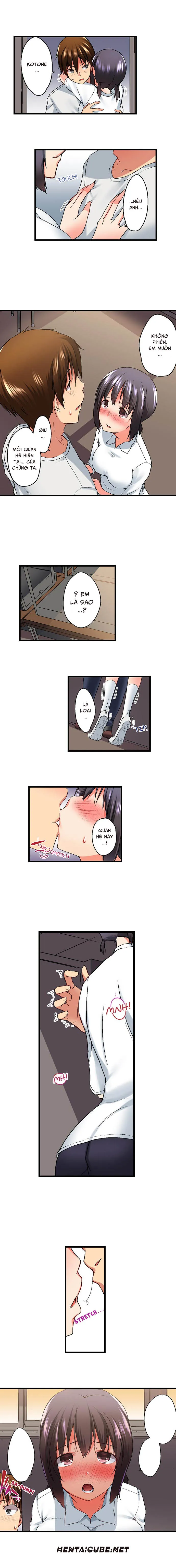 HentaiVN.net - Ảnh 4 - Anh trai trượt vào trong tôi khi tắm chung [Overflow | Jitsu Wa Ima Haittemasu.... Ofuro De Onii-Chan No Katai Are Ga...] - Chap 17