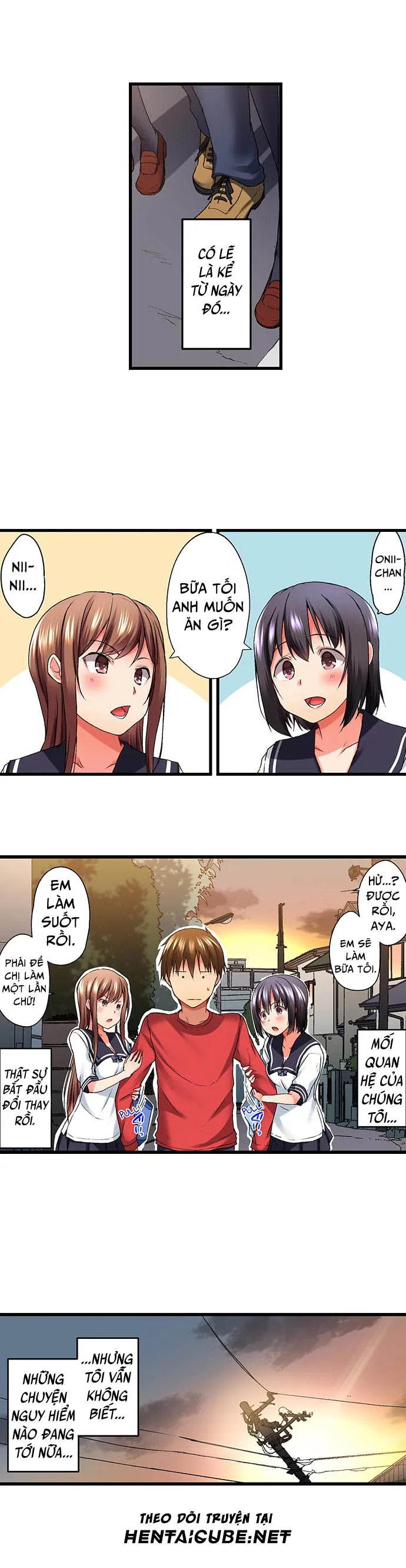 HentaiVN.net - Ảnh 9 - Anh trai trượt vào trong tôi khi tắm chung [Overflow | Jitsu Wa Ima Haittemasu.... Ofuro De Onii-Chan No Katai Are Ga...] - Chap 18
