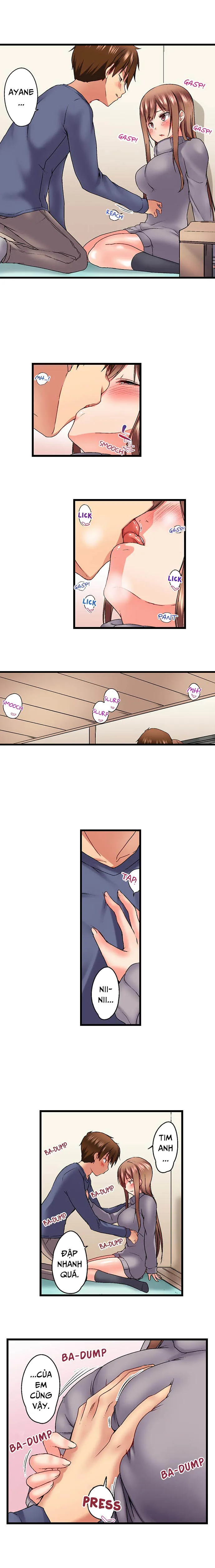 HentaiVN.net - Ảnh 5 - Anh trai trượt vào trong tôi khi tắm chung [Overflow | Jitsu Wa Ima Haittemasu.... Ofuro De Onii-Chan No Katai Are Ga...] - Chap 20