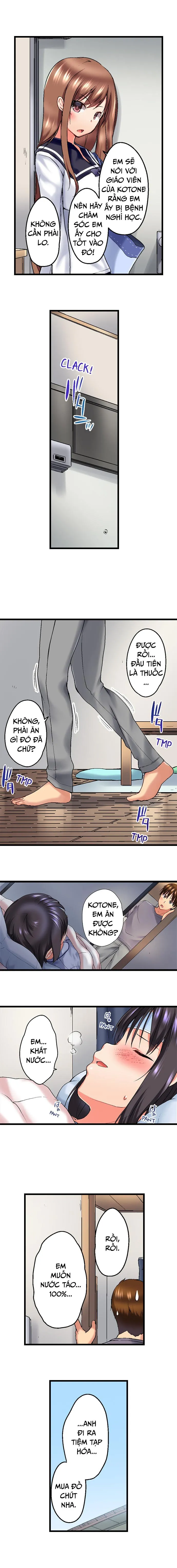 HentaiVN.net - Ảnh 4 - Anh trai trượt vào trong tôi khi tắm chung [Overflow | Jitsu Wa Ima Haittemasu.... Ofuro De Onii-Chan No Katai Are Ga...] - Chap 22