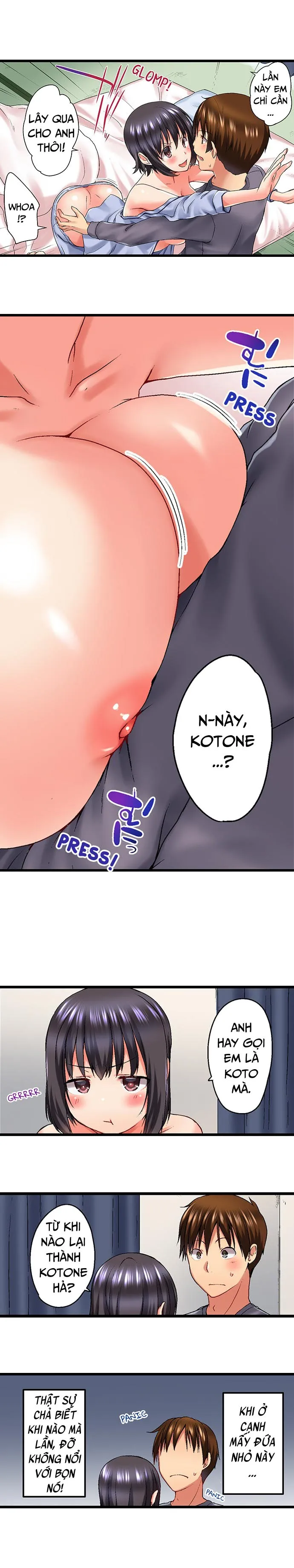 HentaiVN.net - Ảnh 3 - Anh trai trượt vào trong tôi khi tắm chung [Overflow | Jitsu Wa Ima Haittemasu.... Ofuro De Onii-Chan No Katai Are Ga...] - Chap 23