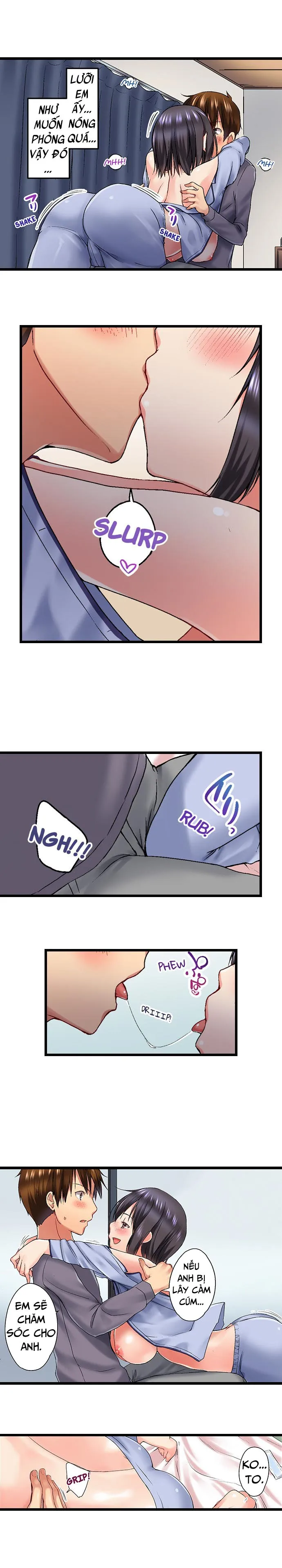 HentaiVN.net - Ảnh 5 - Anh trai trượt vào trong tôi khi tắm chung [Overflow | Jitsu Wa Ima Haittemasu.... Ofuro De Onii-Chan No Katai Are Ga...] - Chap 23
